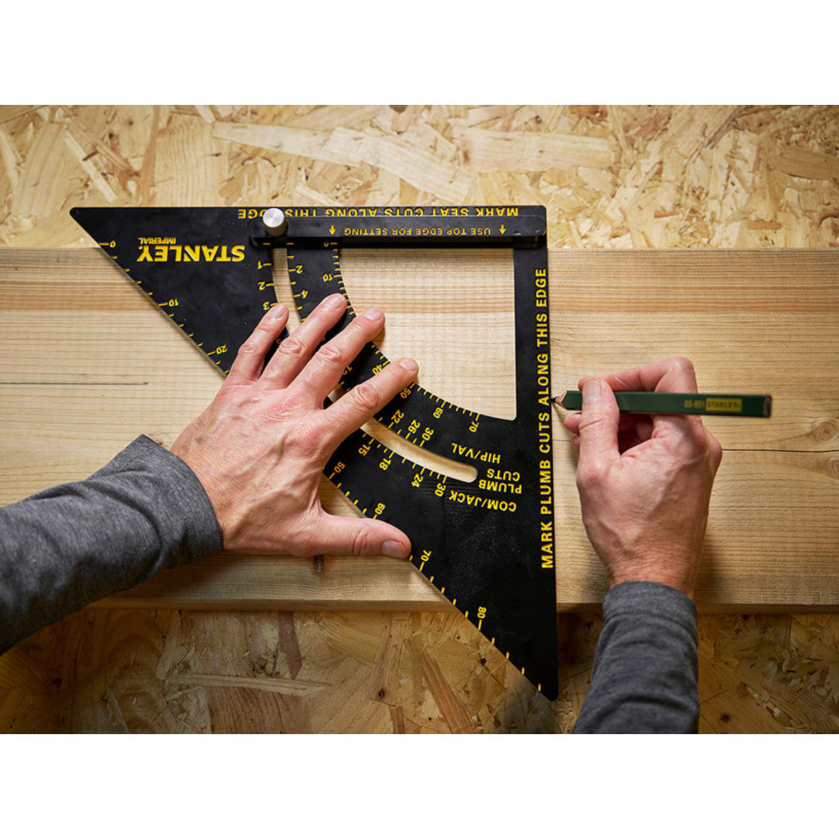 STANLEY Hand Tools Imperial Adjustable QUICKSQUARE 12in STA046055