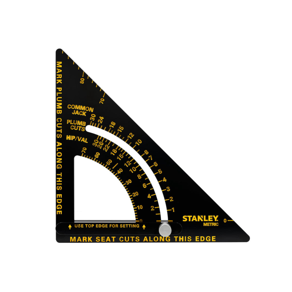 STANLEY Hand Tools Metric Adjustable QUICKSQUARE 180mm STA046056