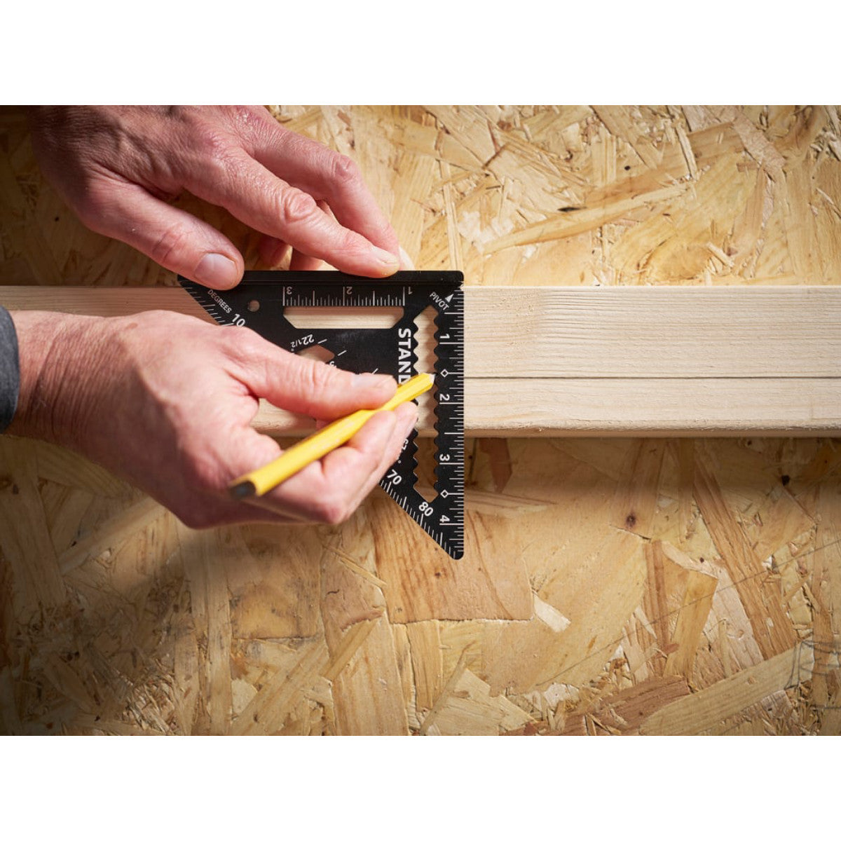 STANLEY Hand Tools FatMax QUICKSQUARE Premium Trim Square 4.5in STA046103