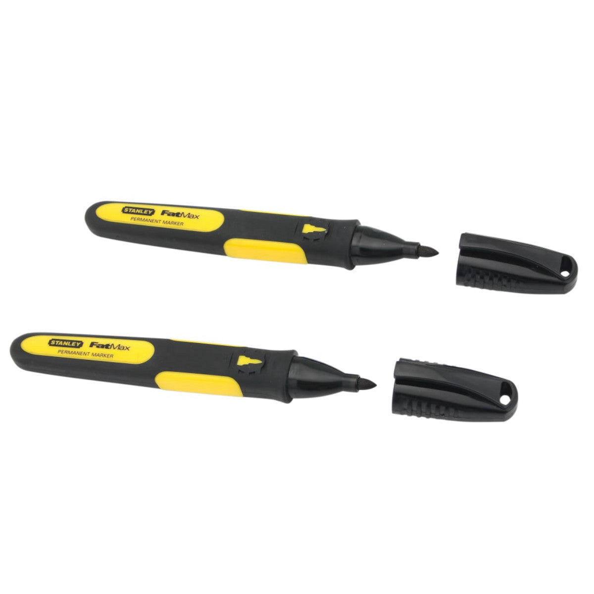 STANLEY Hand Tools Fine Tip Marker Black (Pack 2) STA047312