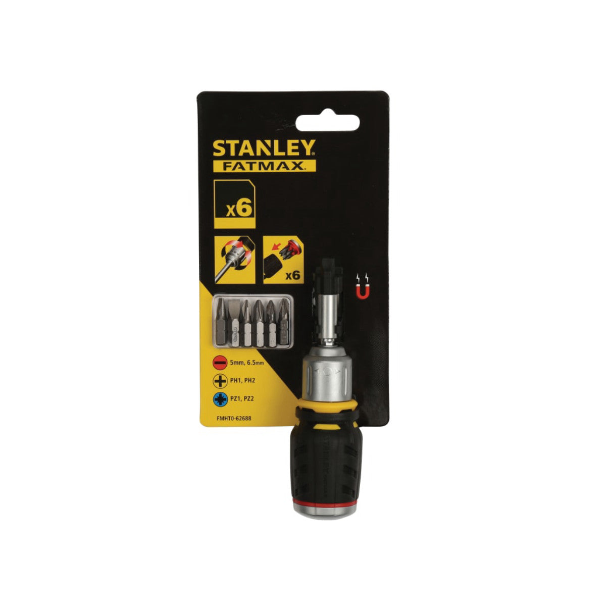 STANLEY Hand Tools FatMax Ratchet Screwdriver Stubby STA062688