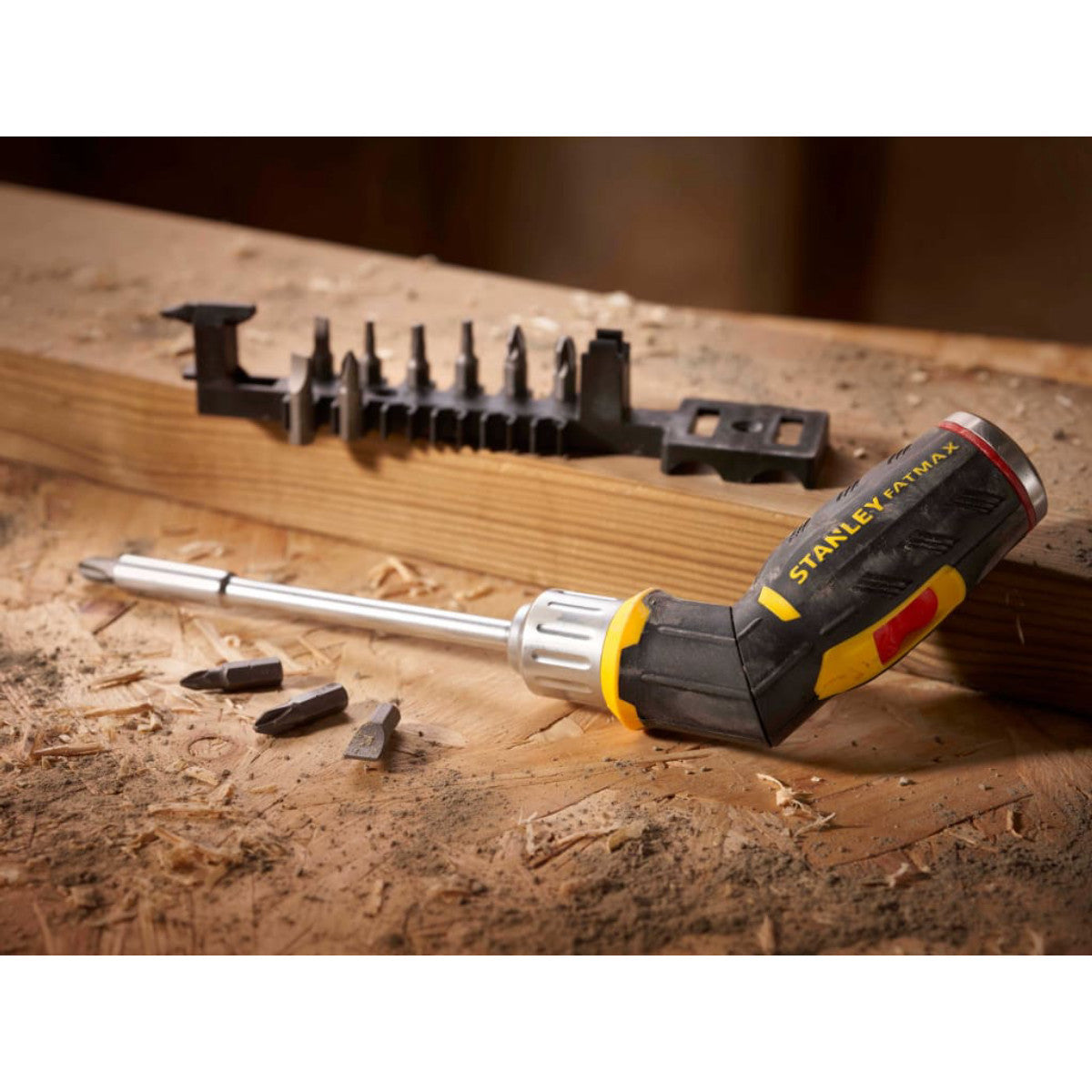 STANLEY Hand Tools FatMax Pistol Grip Ratchet 12 Bits STA062691