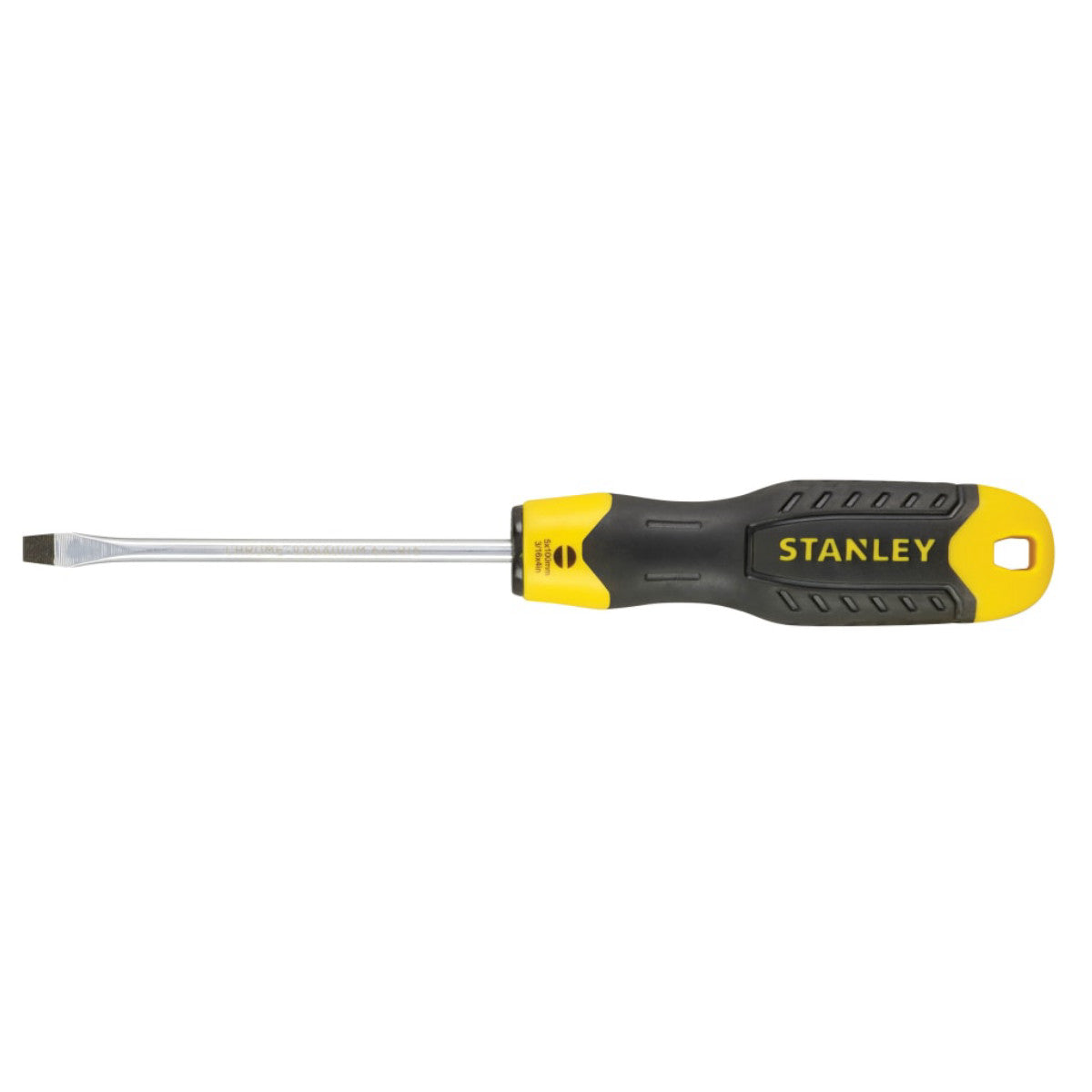 STANLEY Hand Tools Cushion Grip Screwdriver Flared Tip 5 x 100mm STA064916