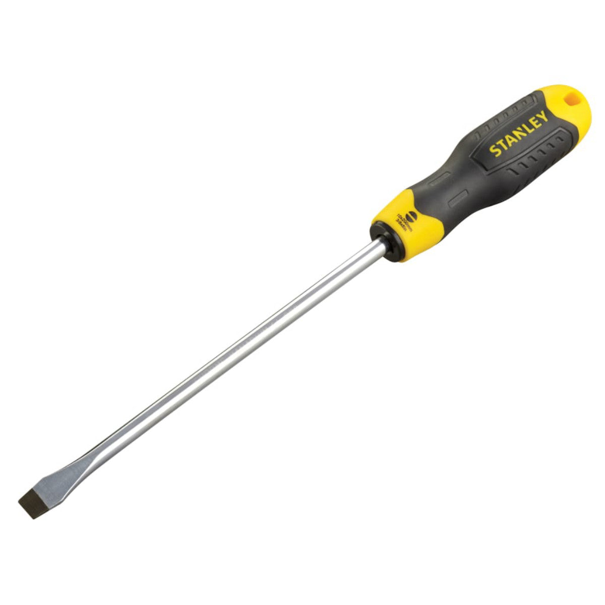 STANLEY Hand Tools Cushion Grip Screwdriver Flared Tip 10 x 200mm STA064922