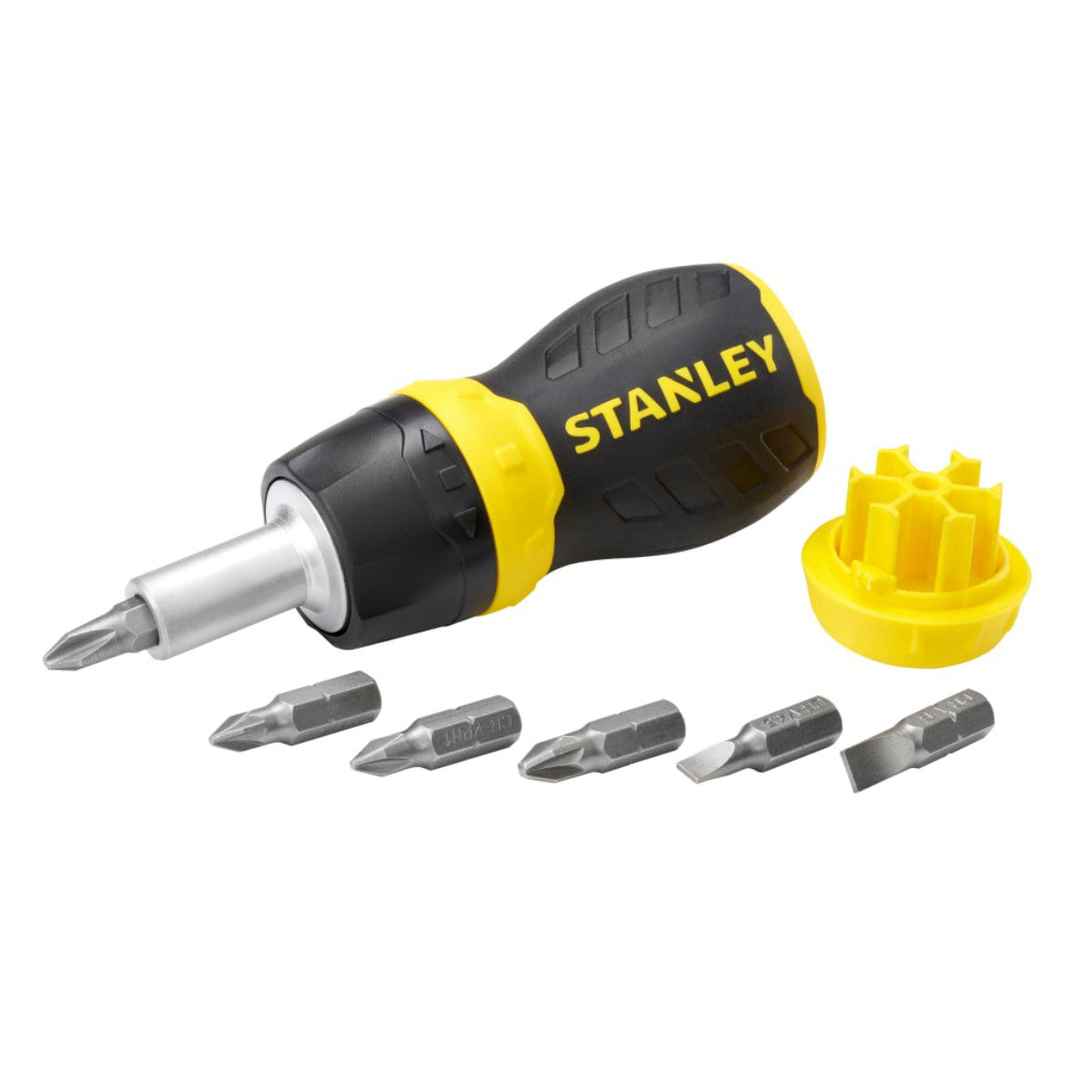 STANLEY Hand Tools Multibit Ratchet Stubby & Bits STA066358