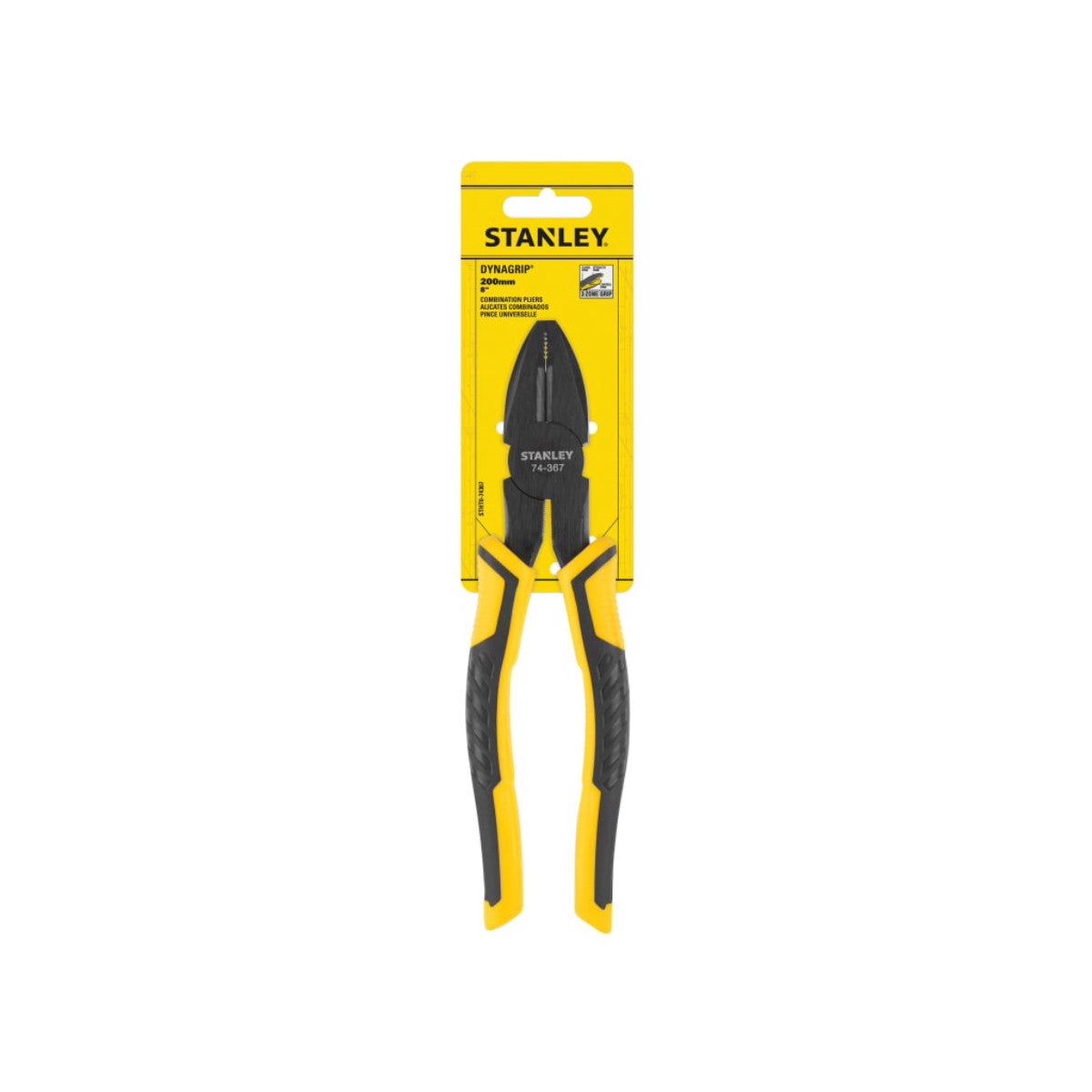 STANLEY Hand Tools ControlGrip Combination Pliers 200mm (8in) STA074367
