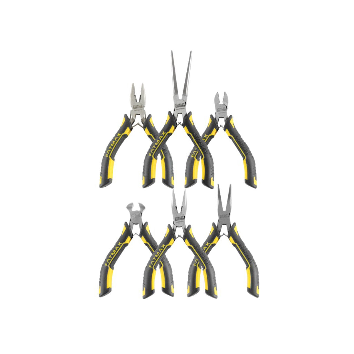 STANLEY Hand Tools FatMax Mini Pliers Set, 6 Piece STA080541