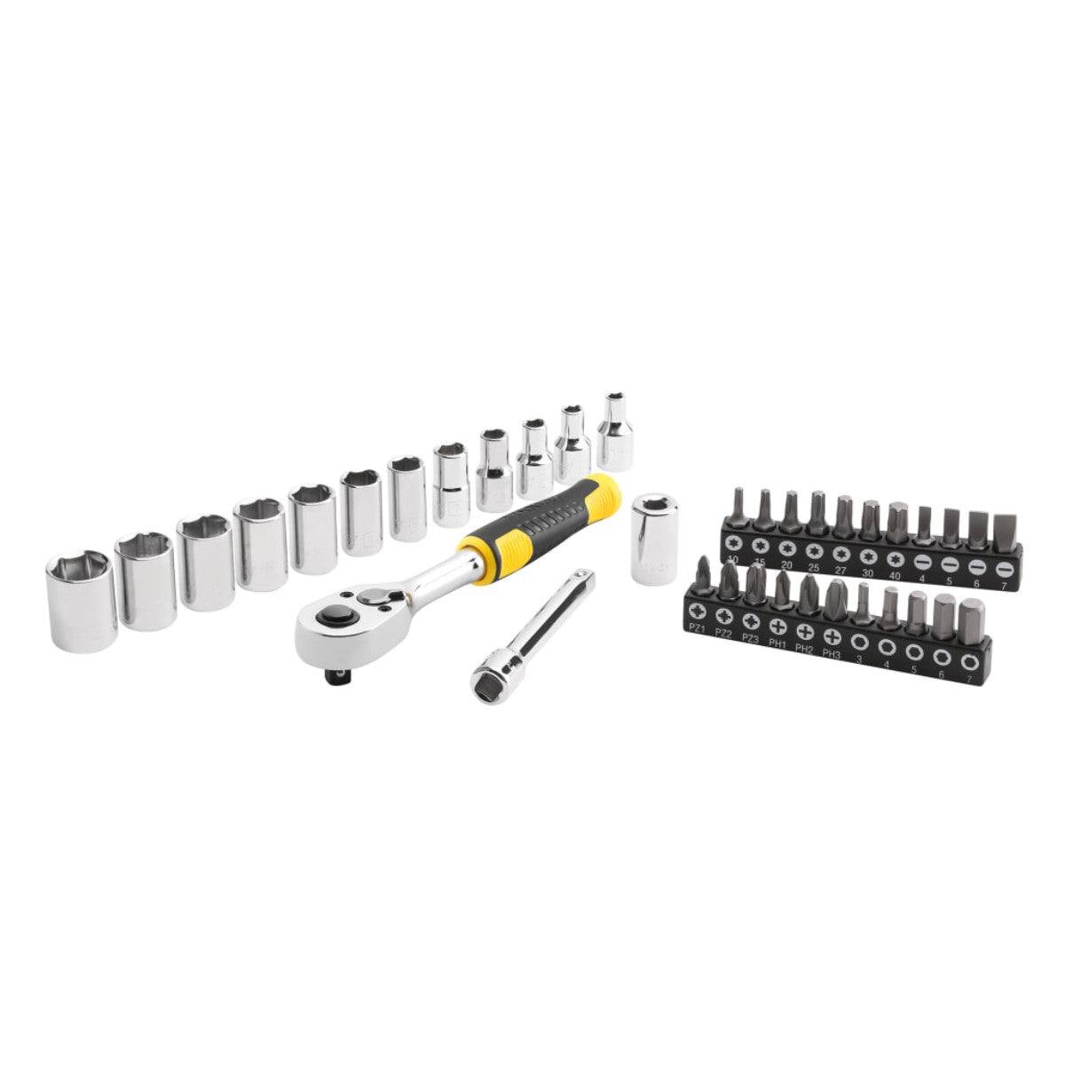 STANLEY Hand Tools 1/4in Compact Socket Set, 37 Piece STA082672