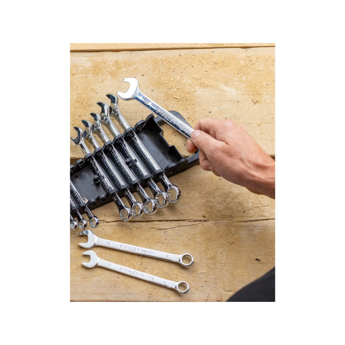 STANLEY Hand Tools Combination Wrench Set, 7 Piece STA082842