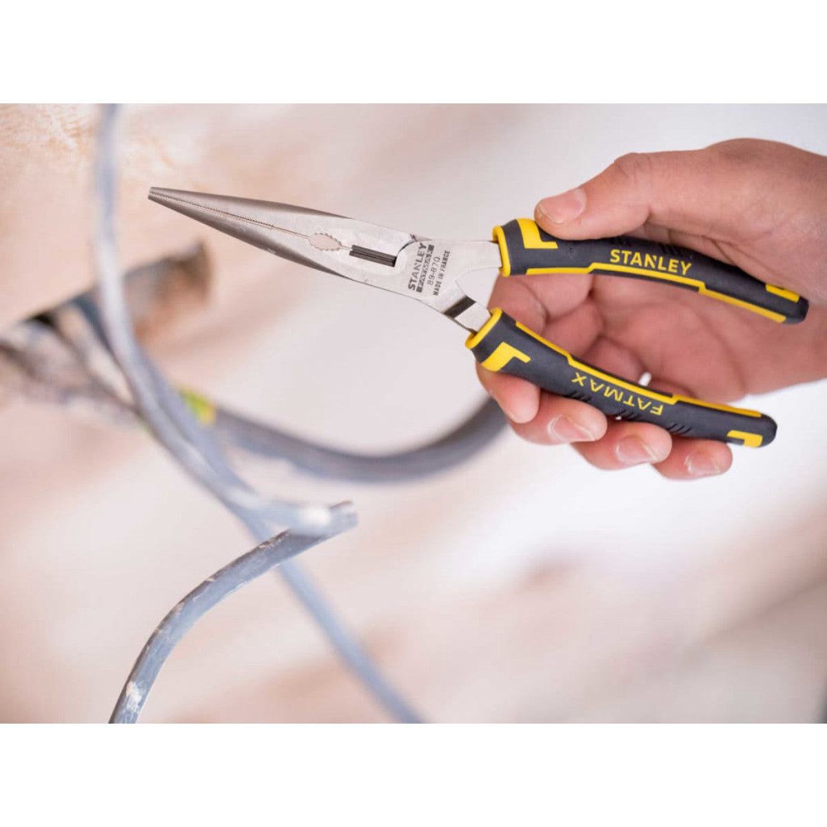 STANLEY Hand Tools FatMax Long Nose Pliers 200mm (8in) STA089870