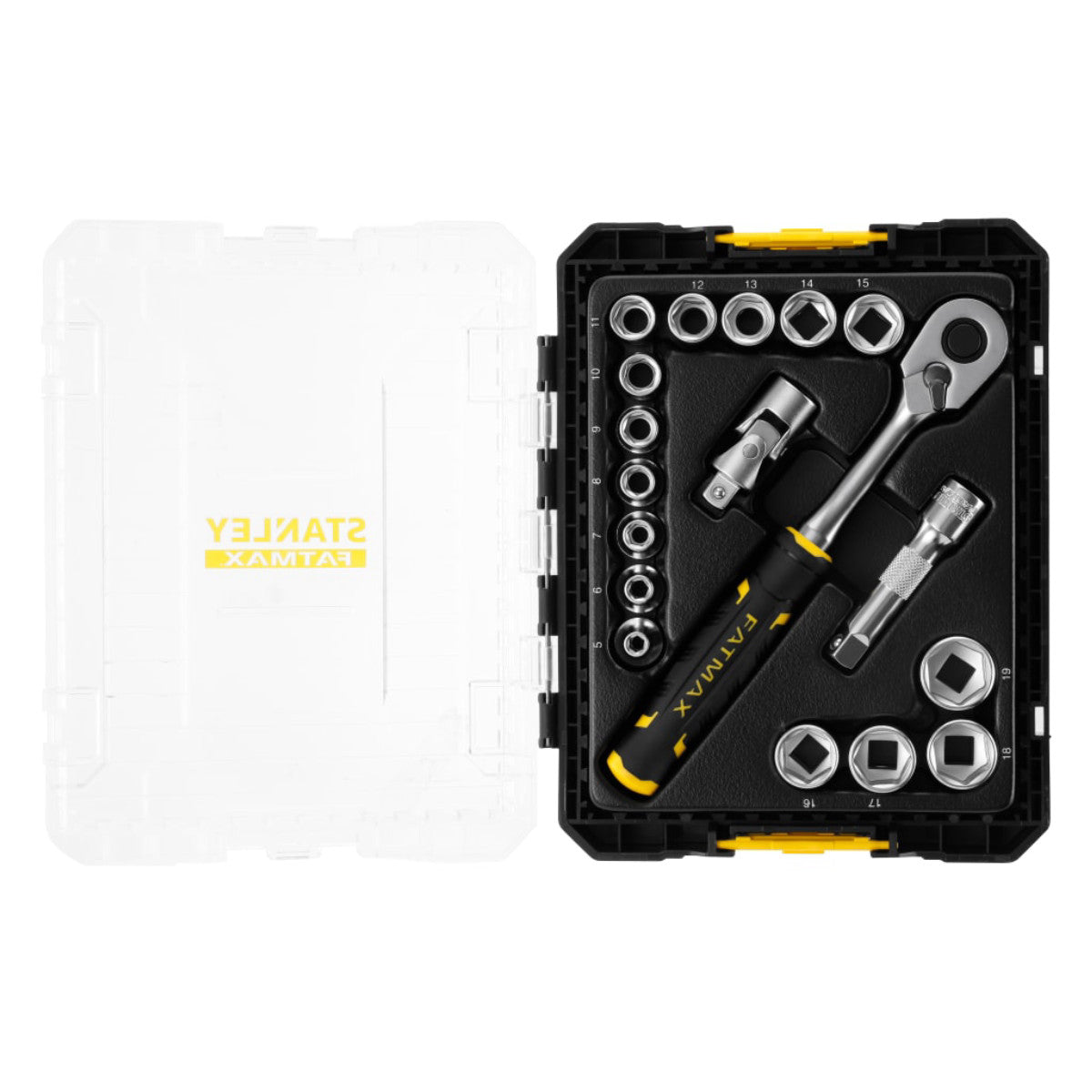 STANLEY Hand Tools FatMax 3/8in M PRO-STACK Socket Set, 18 Piece STA098102