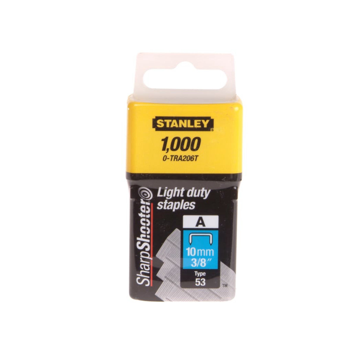 STANLEY Hand Tools TRA2 Light-Duty Staple 10mm TRA206T (Pack 1000) STA0TRA206T