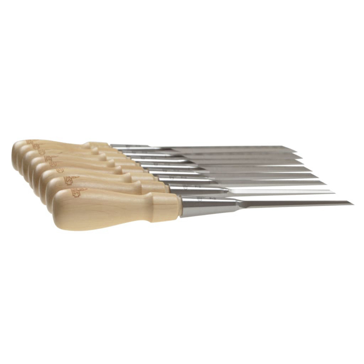 STANLEY Hand Tools Sweetheart Socket Chisel Set, 8 Piece: 3 6 8 12 15 18 25 & 32mm STA116793