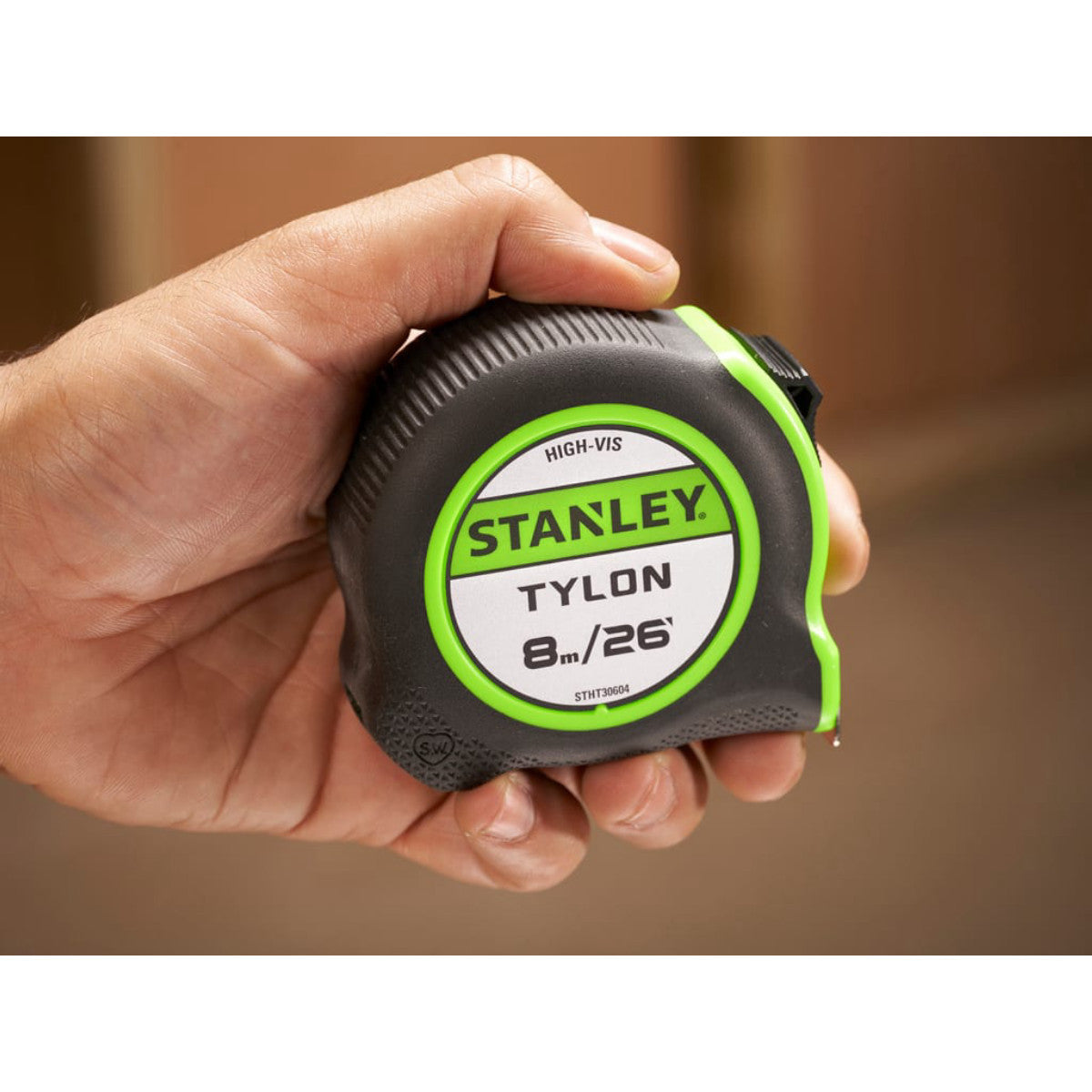 STANLEY Hand Tools Hi-Viz Tylon 8M/Ex25Mm Tape Bulk STA130604