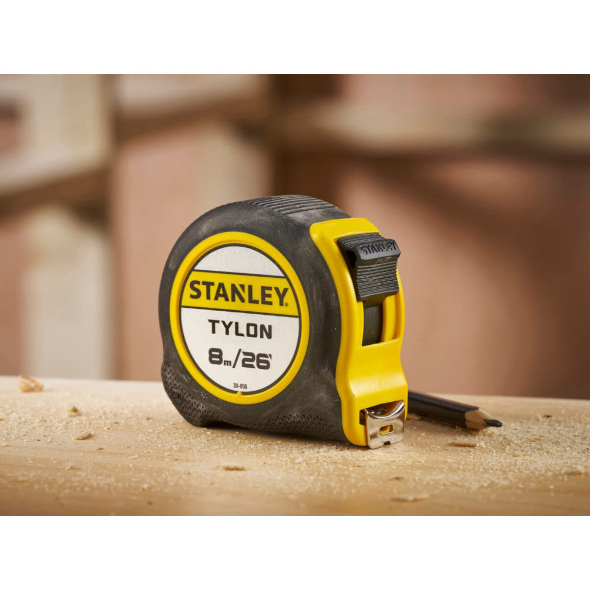 STANLEY Hand Tools Tylon Pocket Tape 8m/26ft (Width 25mm) Loose STA130656N