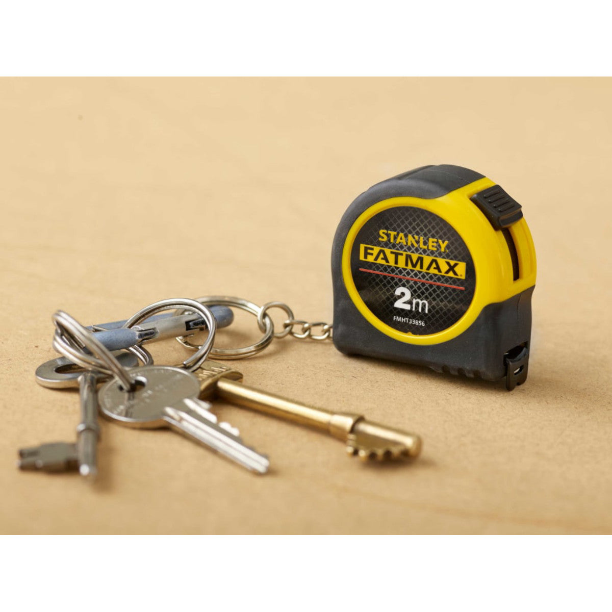 STANLEY Hand Tools Key Ring Tape 2m (Width 13mm) STA133856