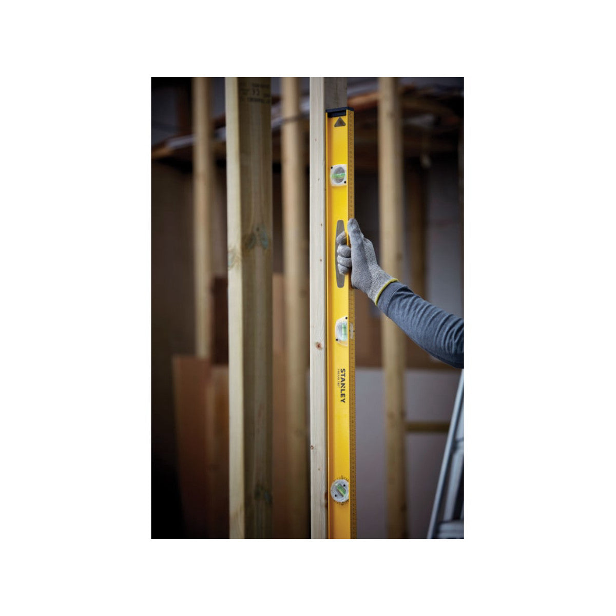 STANLEY Hand Tools PRO-180 I-Beam Level 3 Vial 100cm STA142922