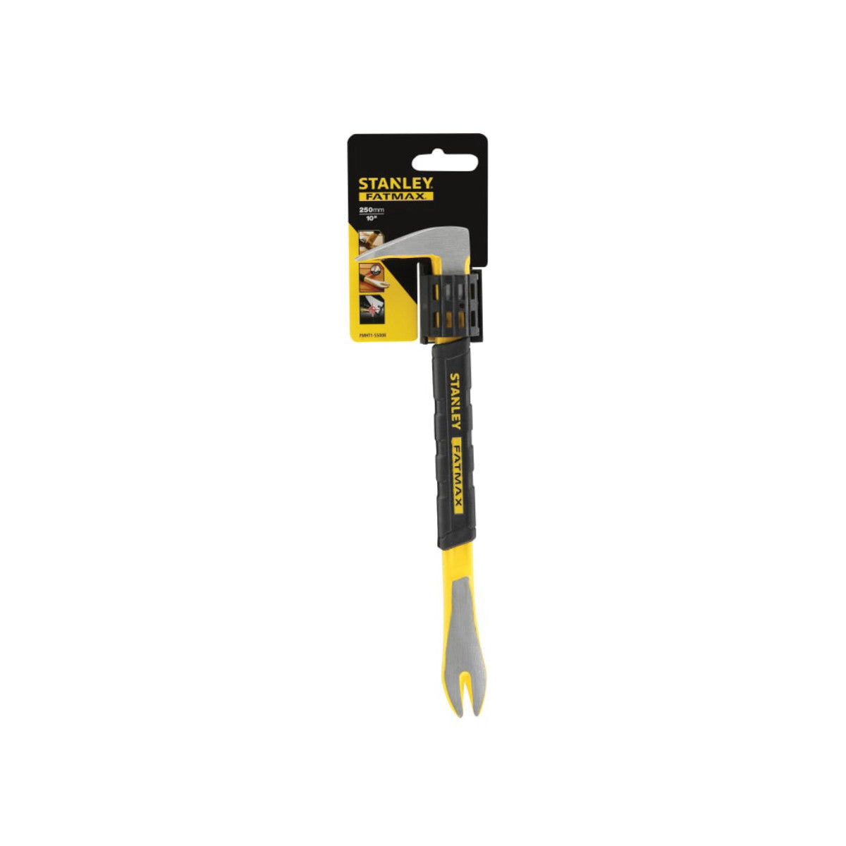 STANLEY Hand Tools FatMax Spring Steel Claw Bar 250mm (10in) STA155008