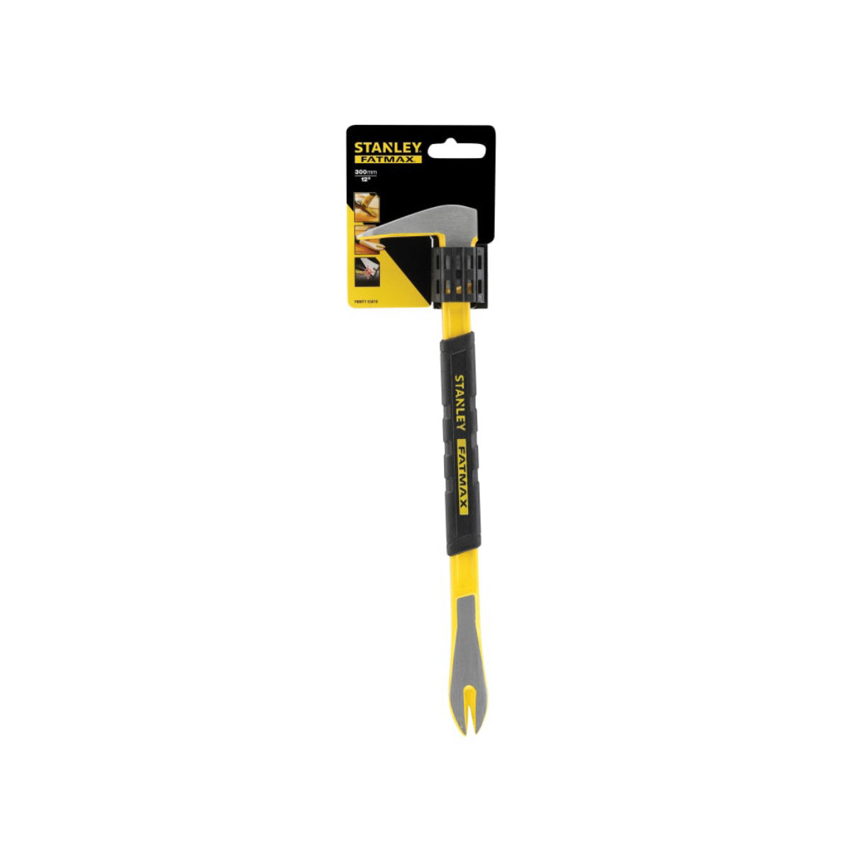STANLEY Hand Tools FatMax Spring Steel Claw Bar 300mm (12in) STA155010
