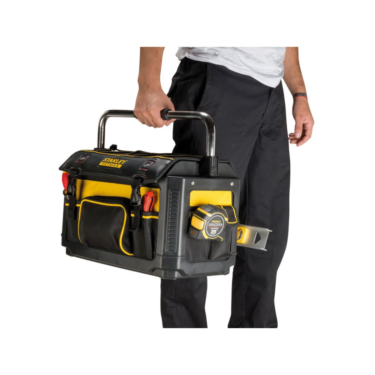 STANLEY Hand Tools FatMax Plastic Fabric Open Tote with Cover 50cm (20in) STA179213
