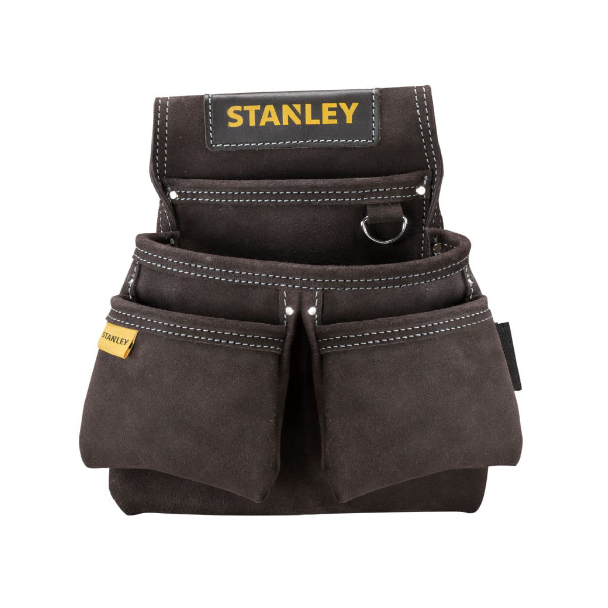 STANLEY Hand Tools STST1-80116 Leather Double Nail Pocket Pouch STA180116