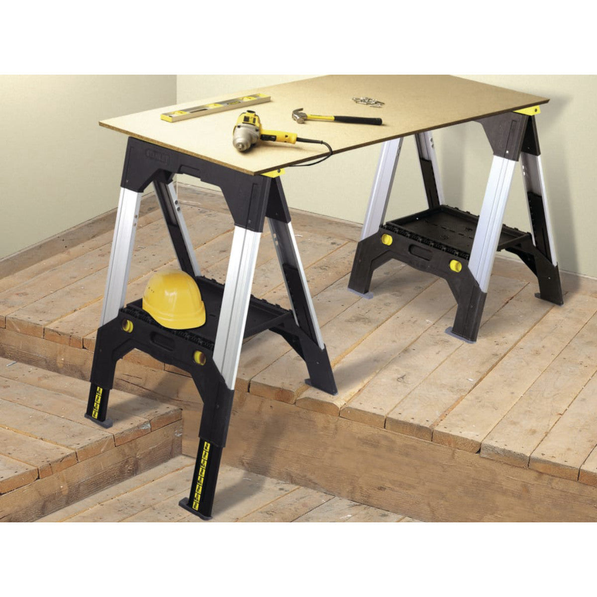 STANLEY Hand Tools FatMax Telescopic Sawhorses (Twin Pack) STA192980