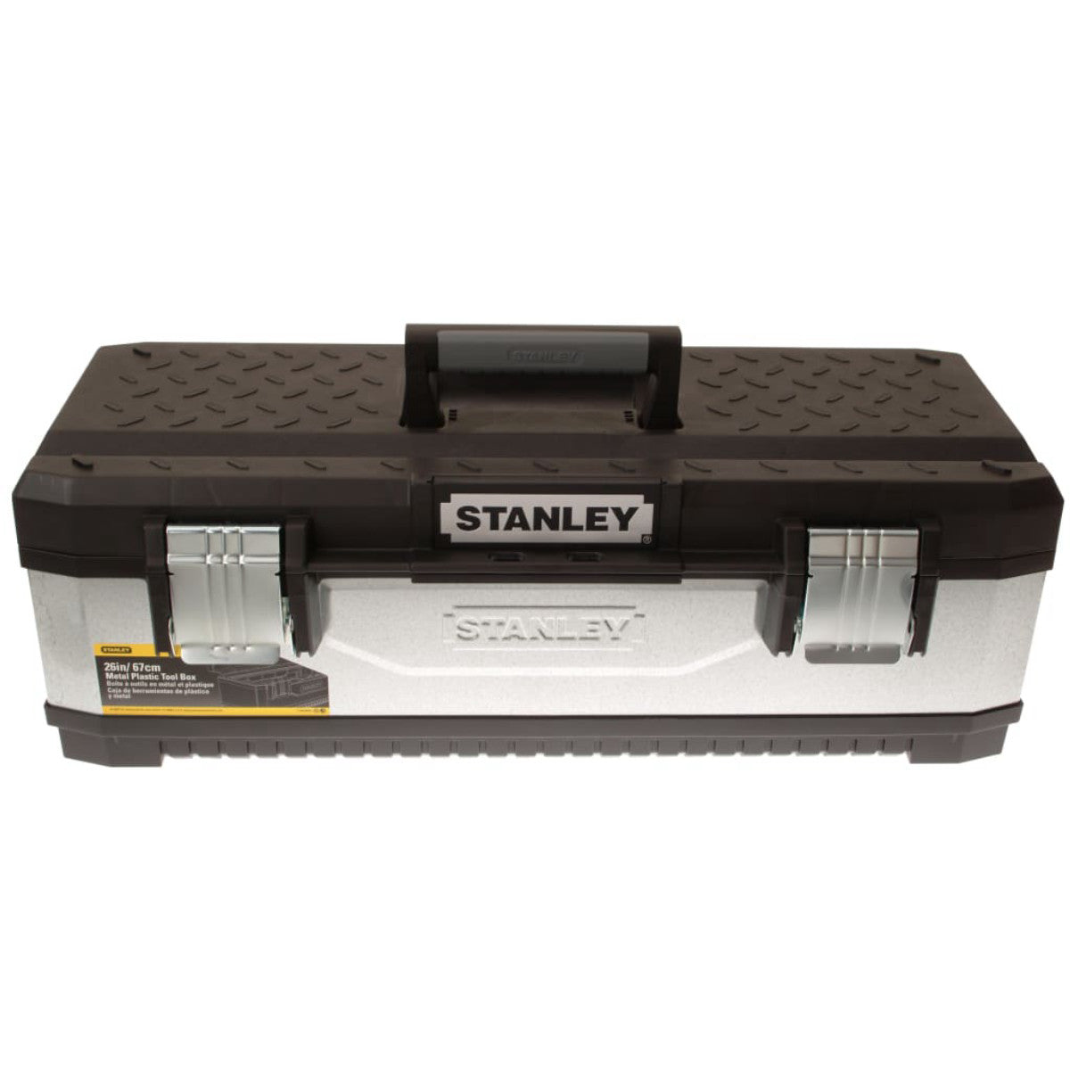 STANLEY Hand Tools Galvanised Metal Toolbox 66cm (26in) STA195620