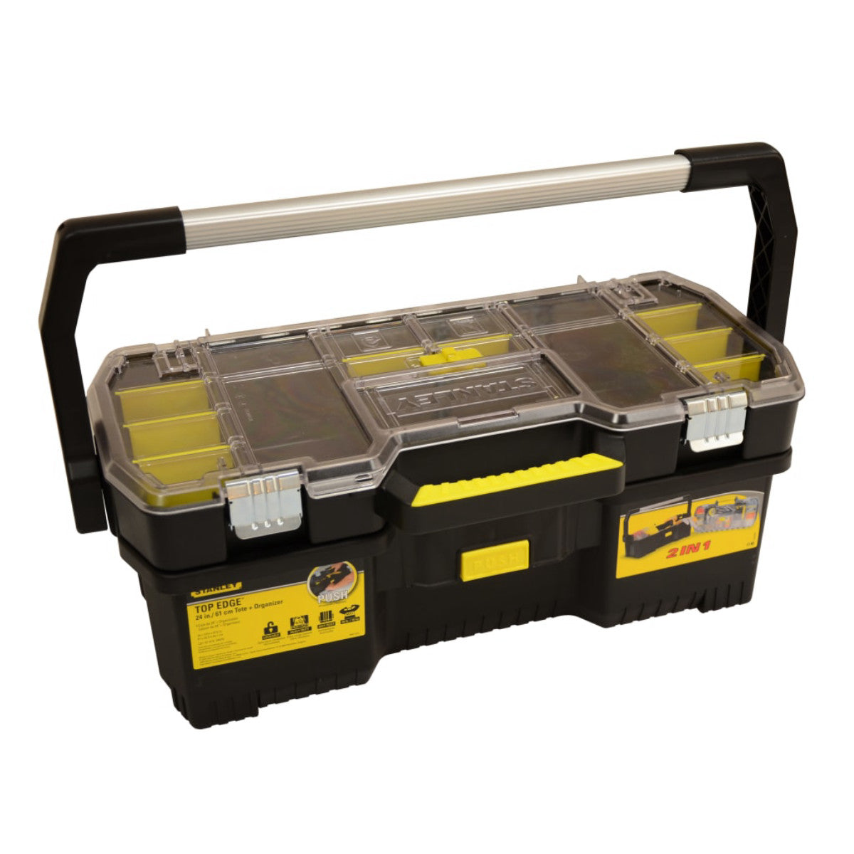 STANLEY Hand Tools Toolbox with Tote Tray Organiser 60cm (24in) STA197514