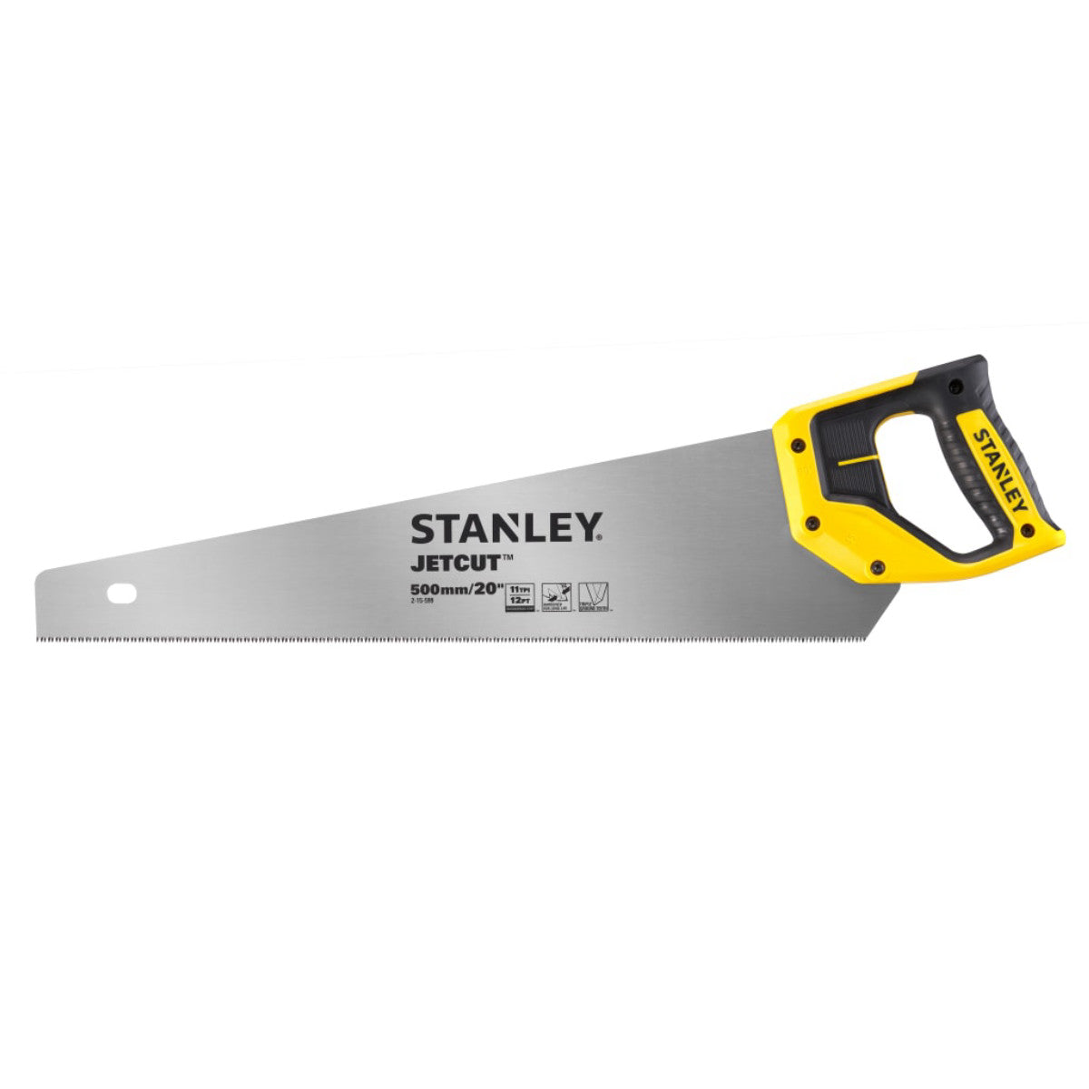 STANLEY Hand Tools Jet Cut Fine Handsaw 500mm (20in) 11 TPI STA215599