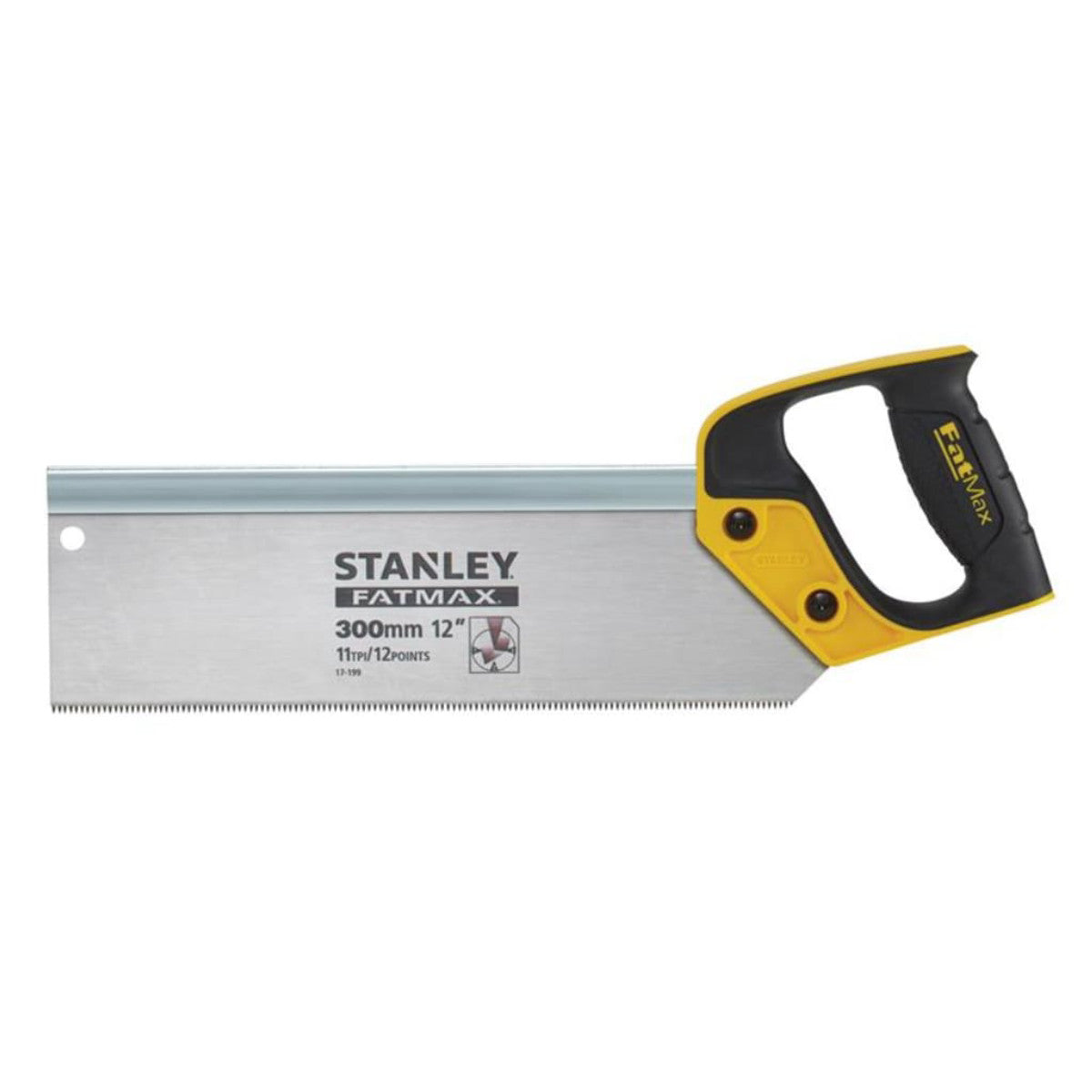 STANLEY Hand Tools FatMax Tenon Back Saw 300mm (12in) 11 TPI STA217199