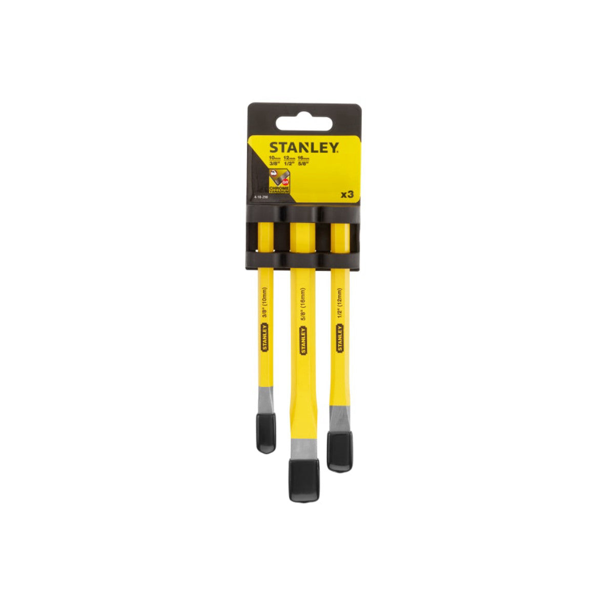 STANLEY Hand Tools Cold Chisel Kit 3 Piece STA418298