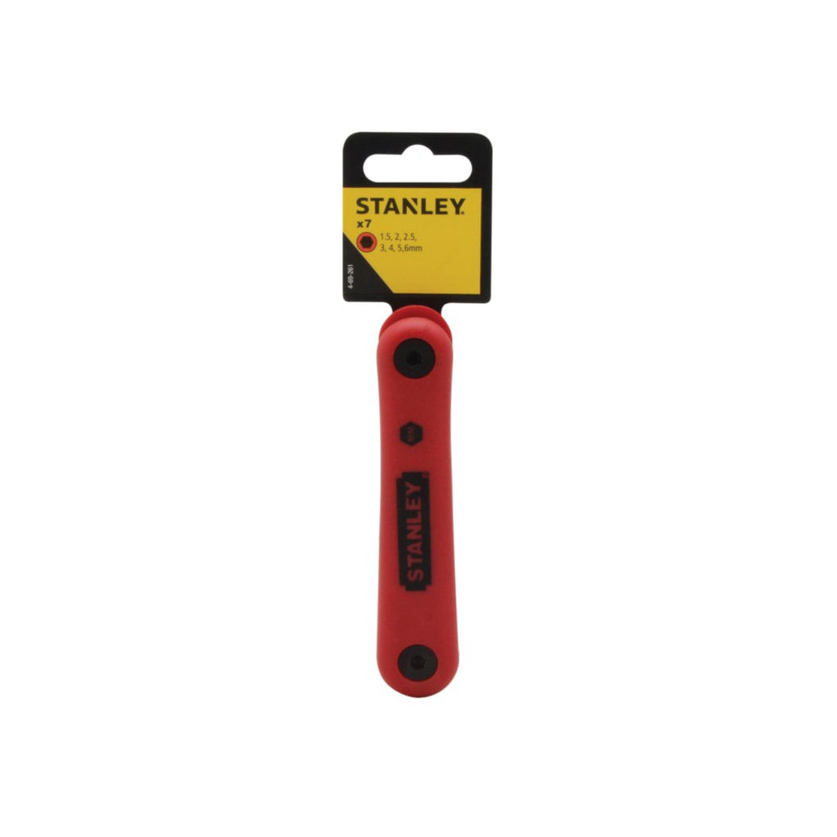 STANLEY Hand Tools Metric Folding Hexagon Key Set,7 Piece STA469261