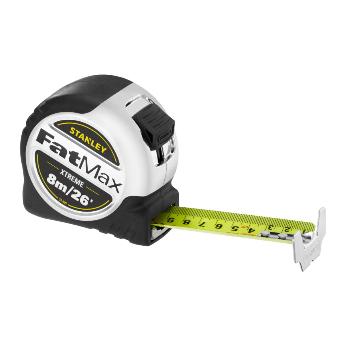 STANLEY Hand Tools FatMax Pro Pocket Tape 8m/26ft (Width 32mm) STA533891