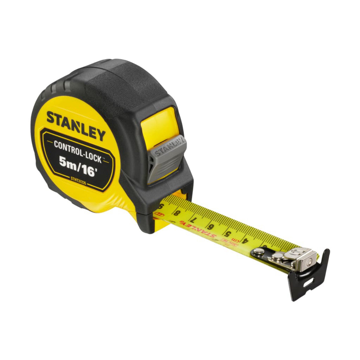 STANLEY Hand Tools CONTROL-LOCK Pocket Tape 5m/16ft (Width 25mm) STA537235