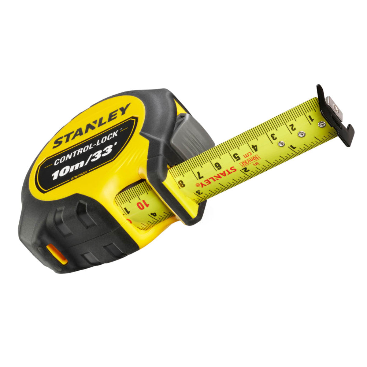 STANLEY Hand Tools CONTROL-LOCK Pocket Tape 10m/33ft (Width 25mm) STA537237
