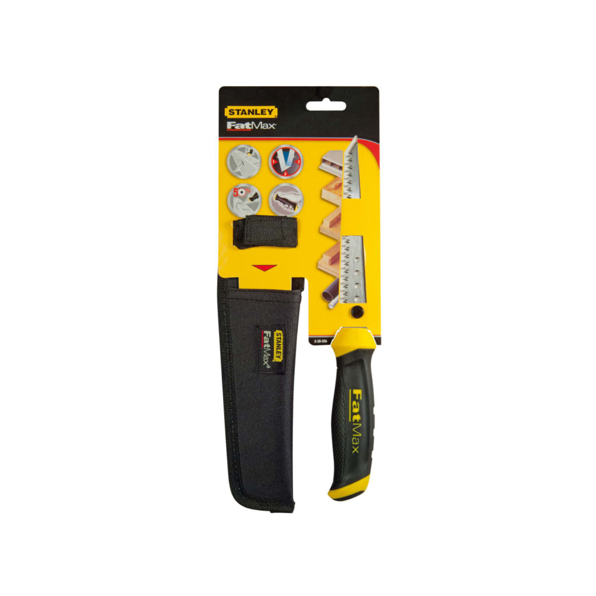 STANLEY Hand Tools FatMax Jab Saw & Scabbard 150mm (6in) 7 TPI STA720556