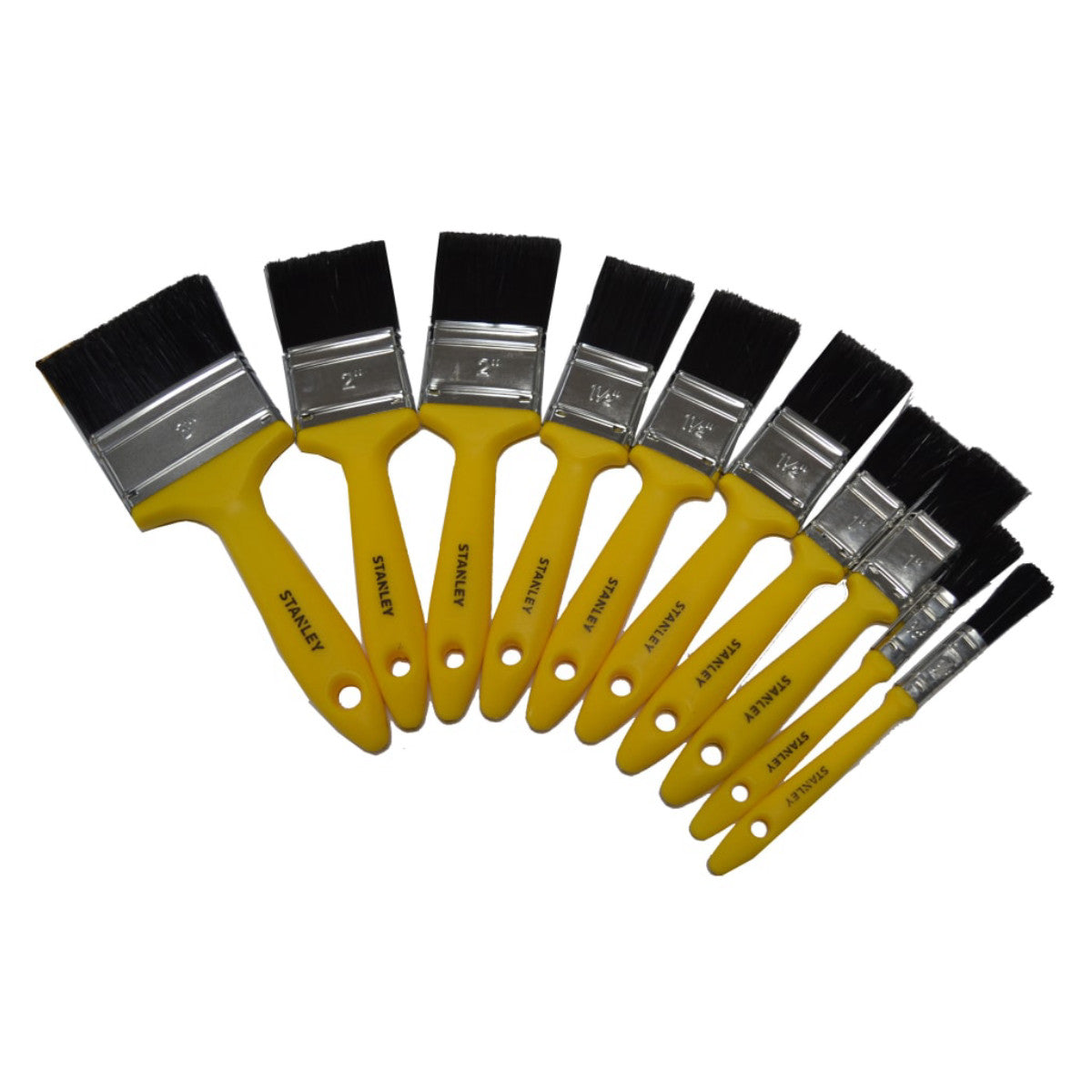 STANLEY Hand Tools Hobby Paint Brush Set, 10 Piece STAHOBBY10
