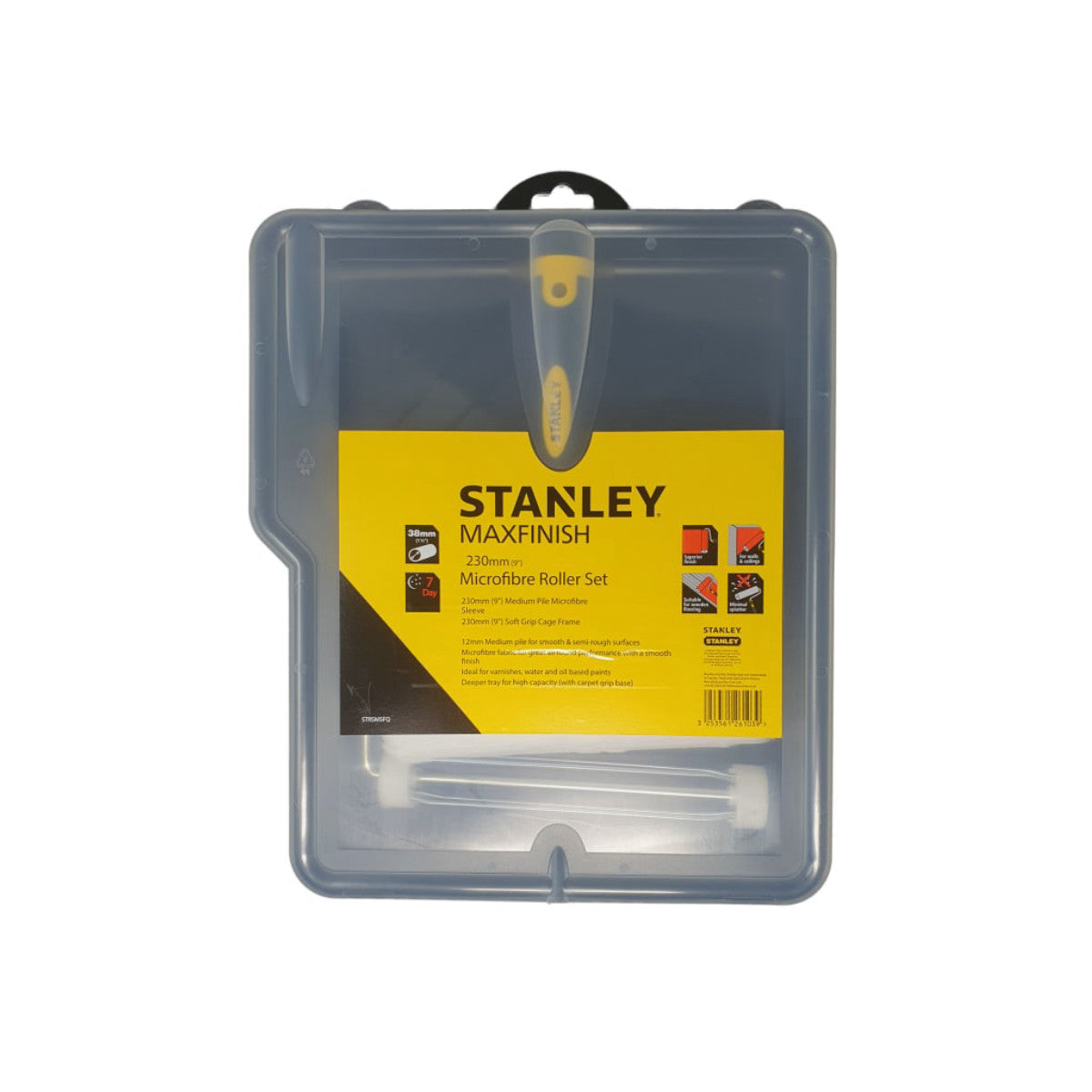 STANLEY Hand Tools Microfibre Roller Set 230 x 38mm (9 x 1.1/2in) STASTRSMSFQ