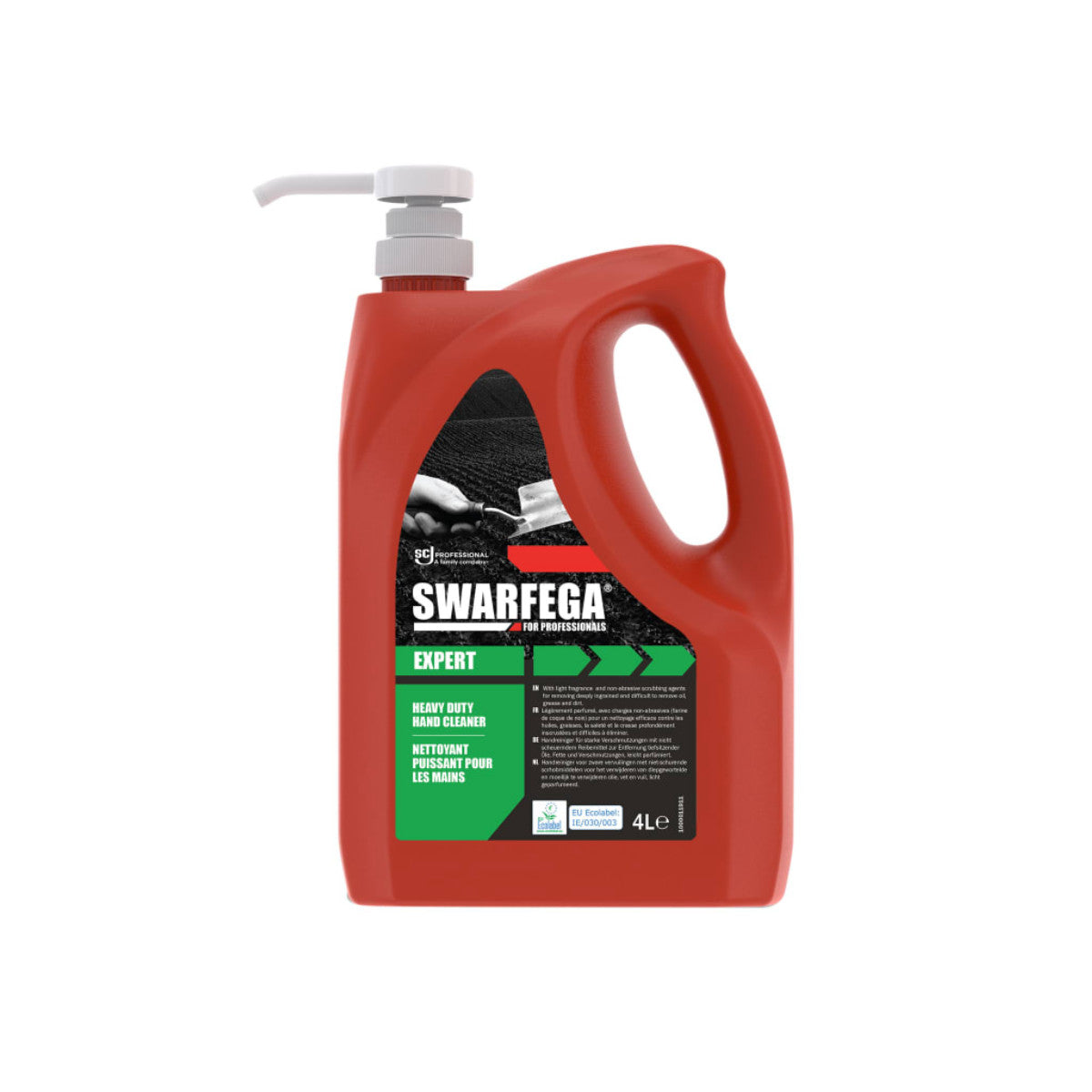Swarfega Expert Heavy-duty Hand Cleaner Pump Bottle 4 litre SWABIO4L