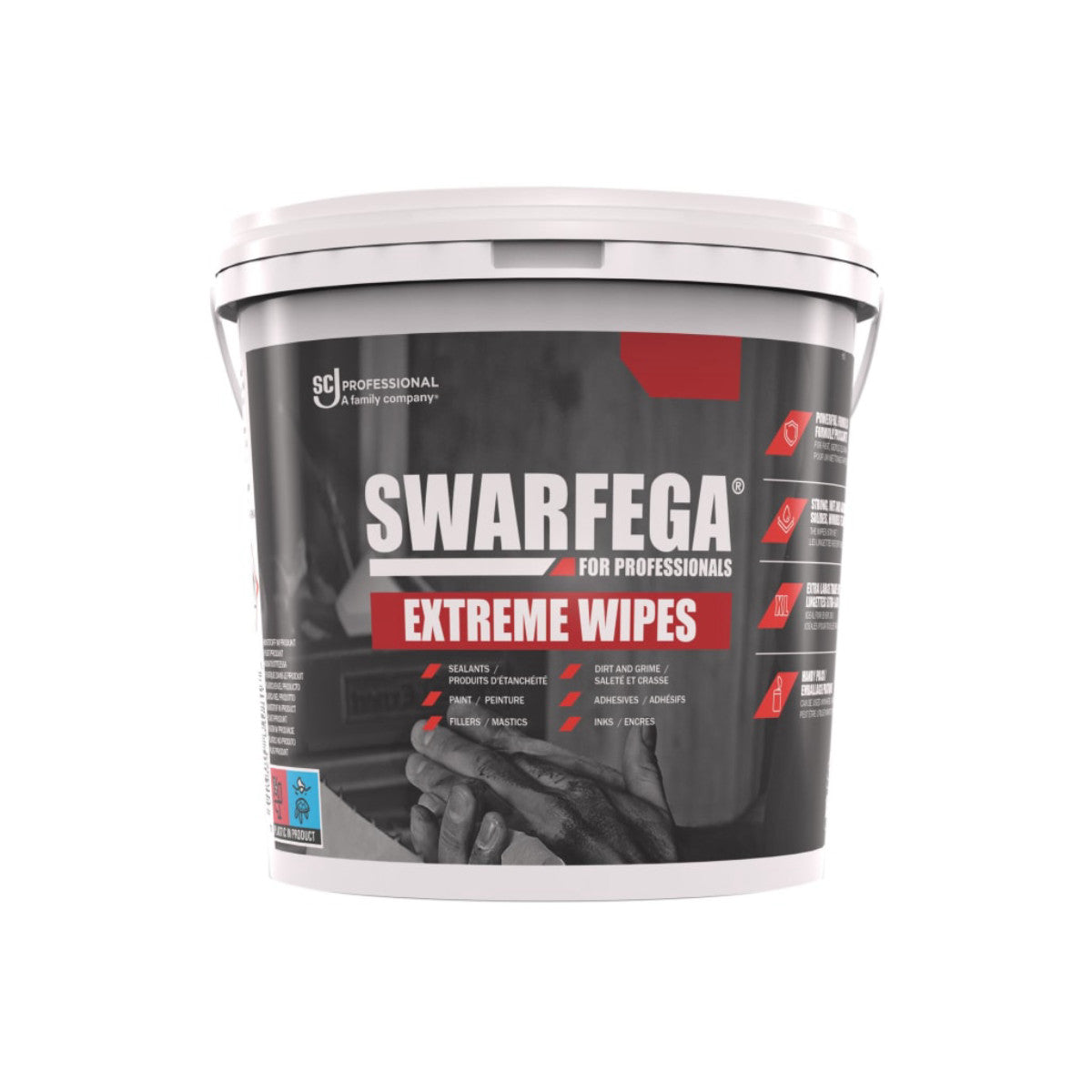 Swarfega Extreme Wipes (Tub 150) SWASBB150W