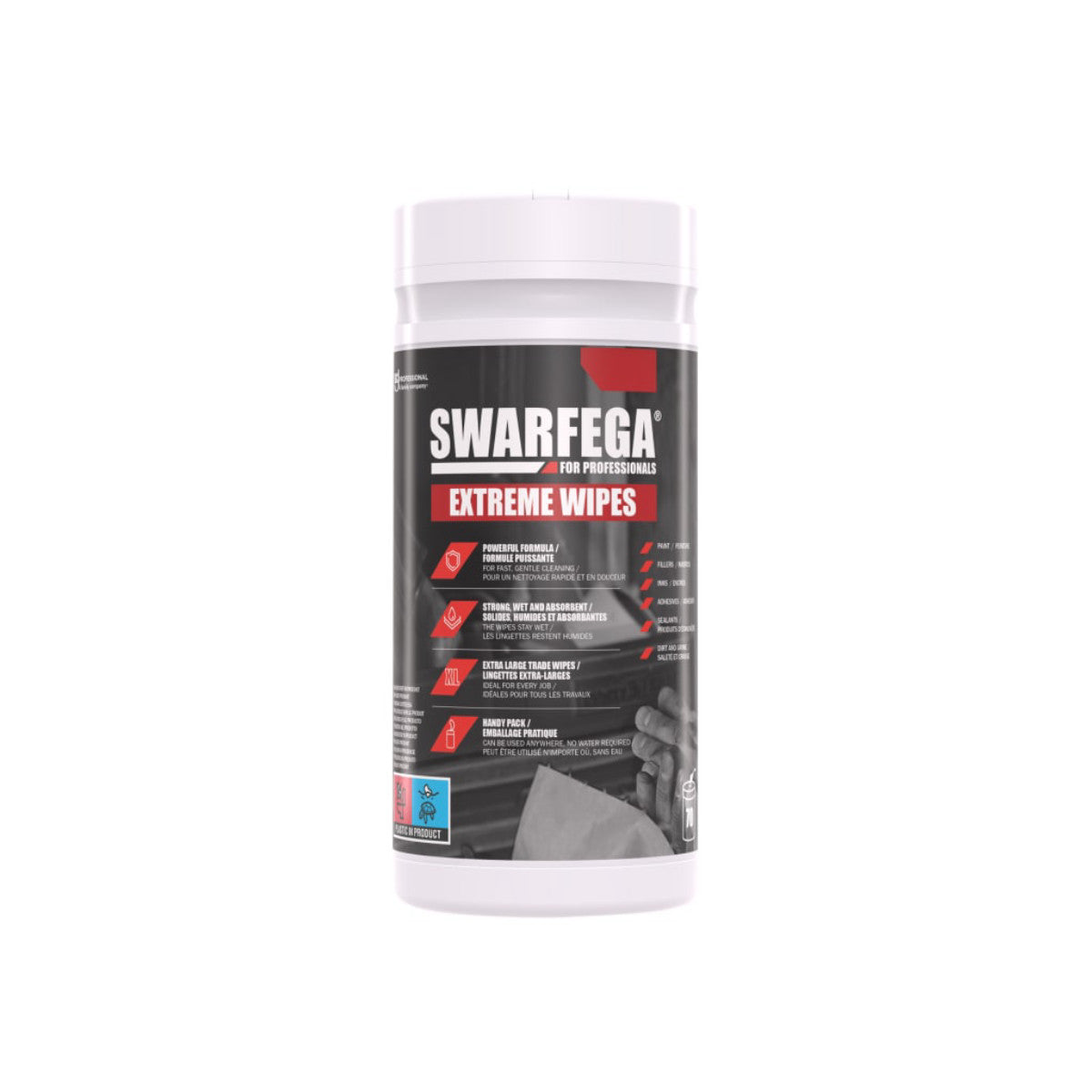 Swarfega Extreme Wipes (Tub 70) SWASBB70W