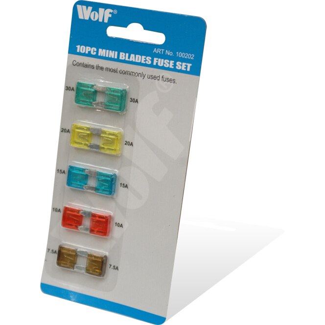 Wolf 10pc Mini Blades Fuse Set