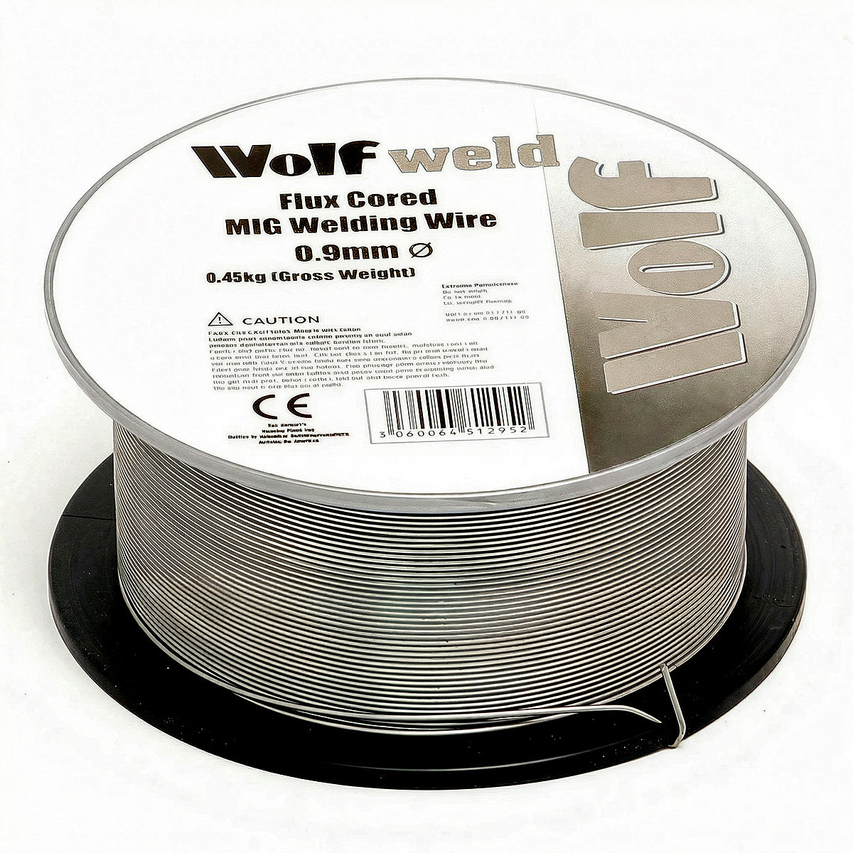 Wolf Weld 0.9mm Flux Core MIG Welding Wire - 0.25Kg
