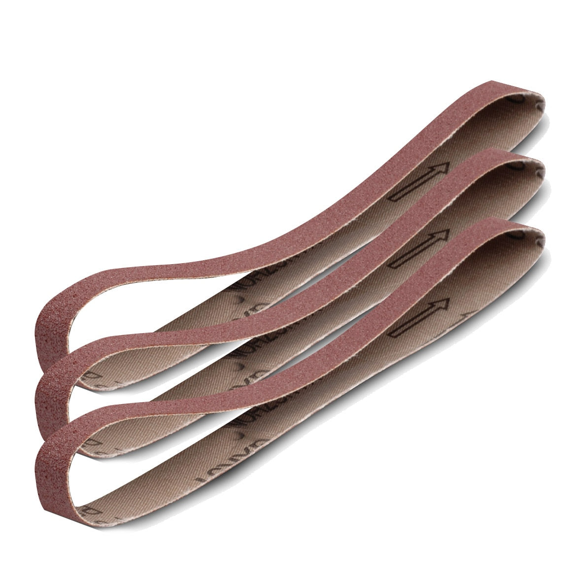 Kreator 3PK Replacement Sanding Belts 13x457mm 80Grit