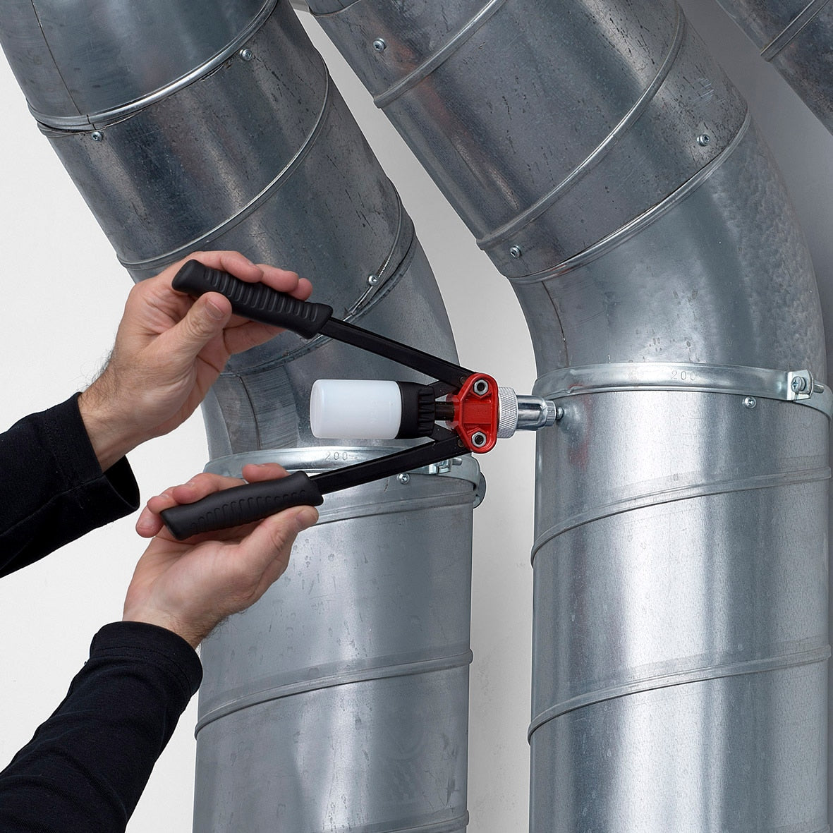 Kreator Riveting Pliers with Rivet Nail Catcher
