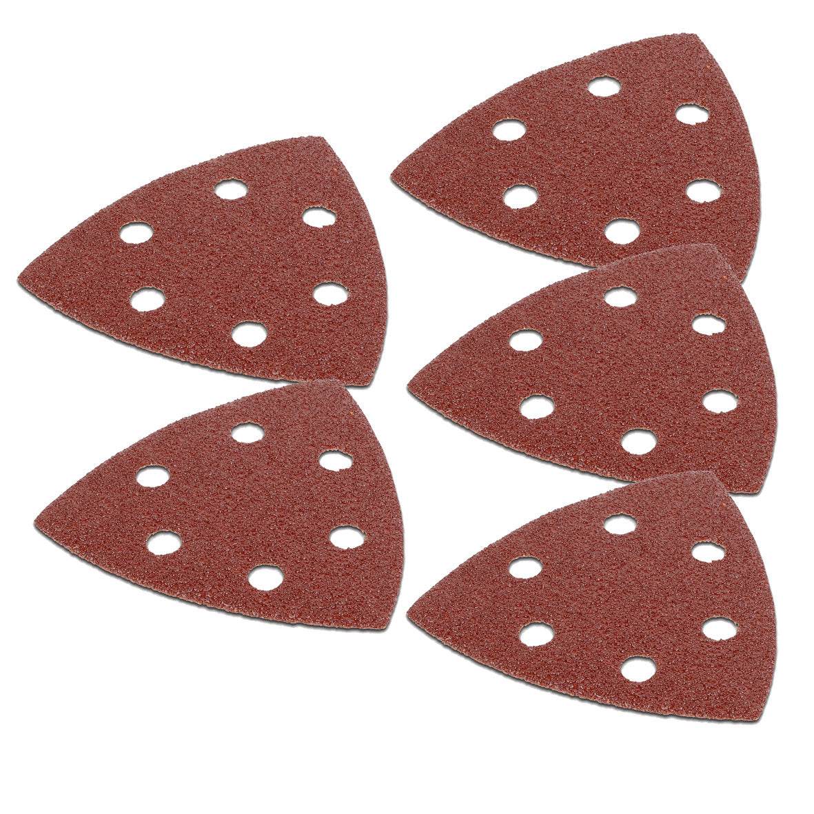 Kreator 5PK Triangular Sanding Sheets - Wood 80Grit KRT210005