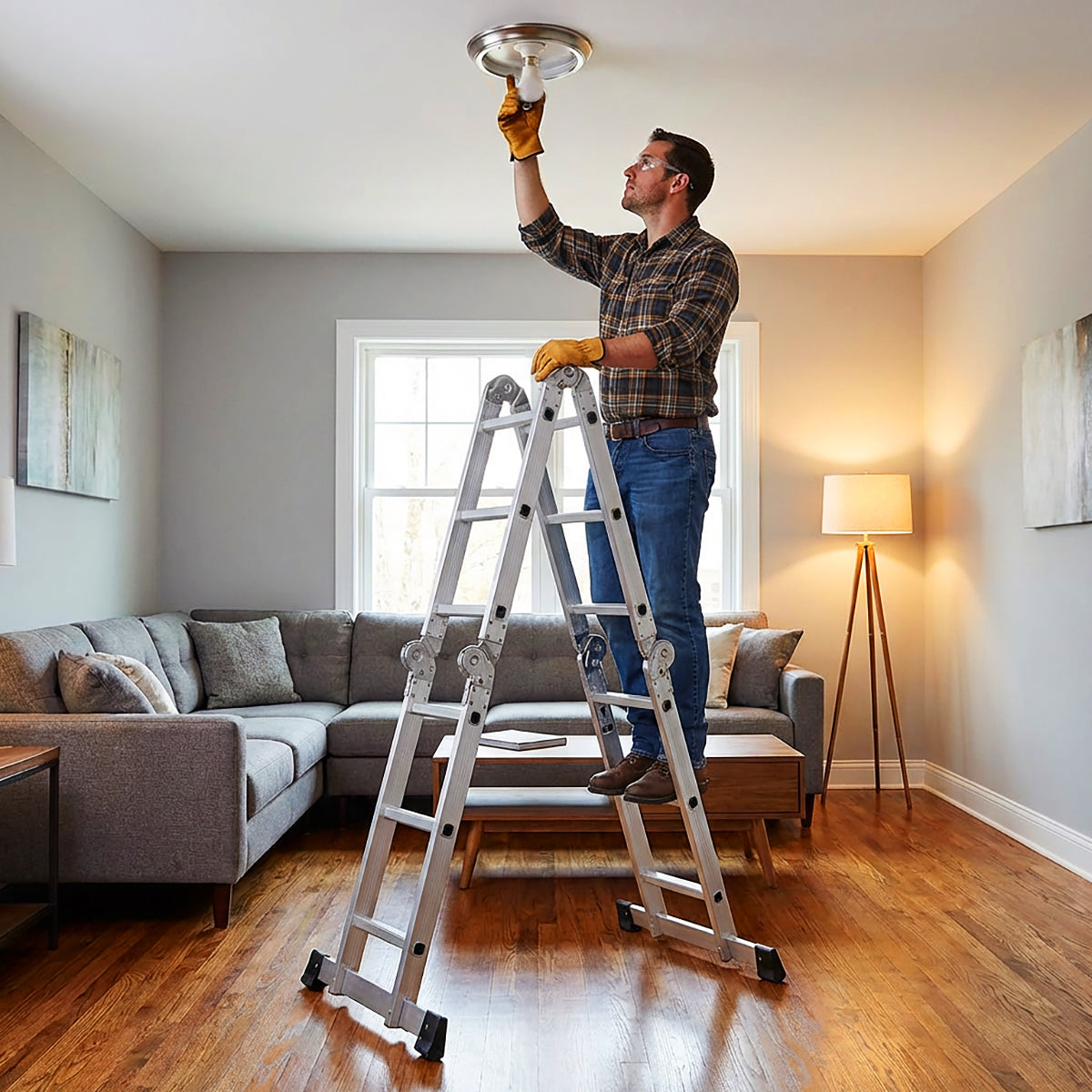 Wolf 11-in-1 Aluminium Folding Combination Ladder