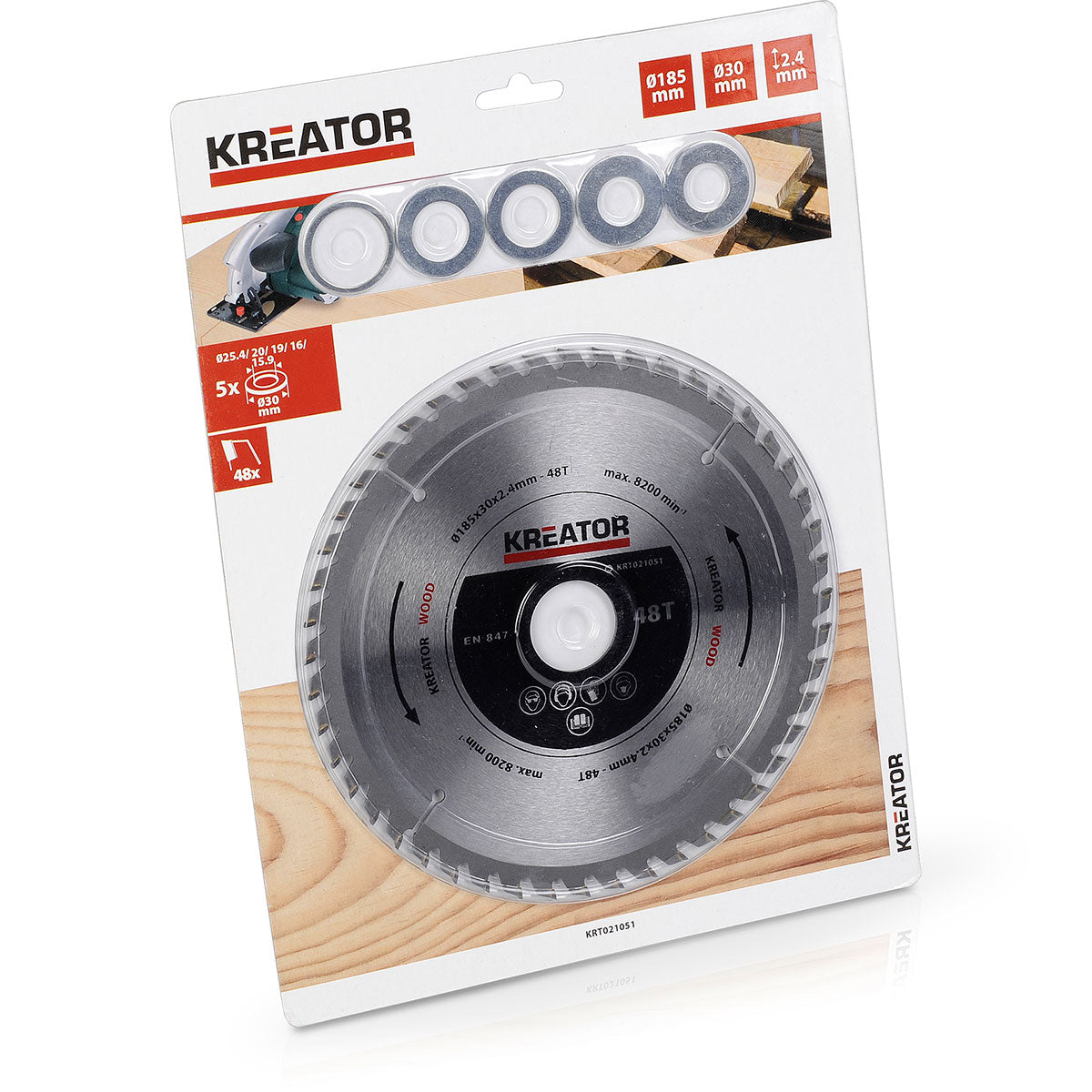 Kreator Saw Blade Wood 160x30x2 4mm 18T