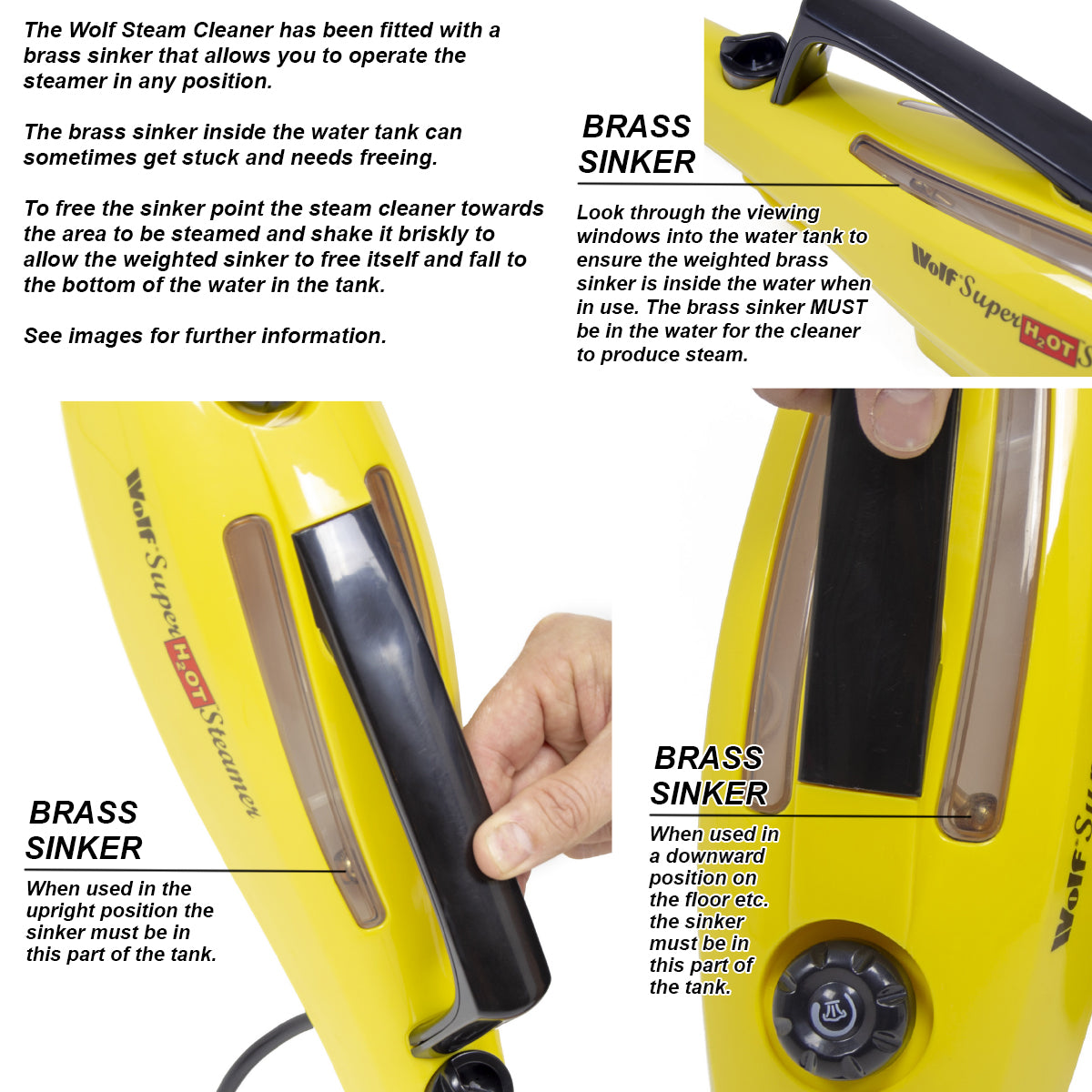 Wolf Super H2OT 12in1 Steam Cleaner 1500