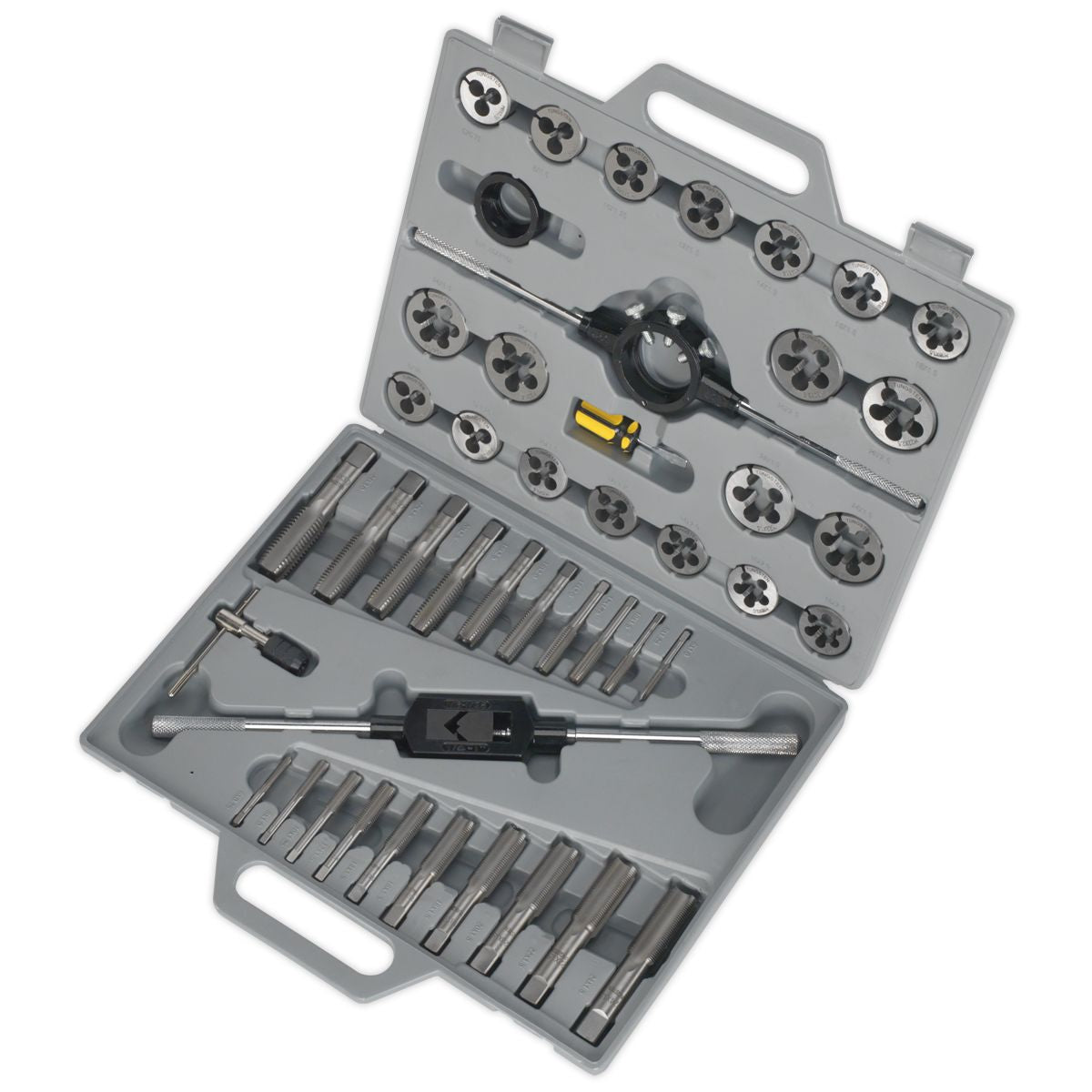 Sealey Tap & Die Set 45pc Split Dies Metric - Image 4